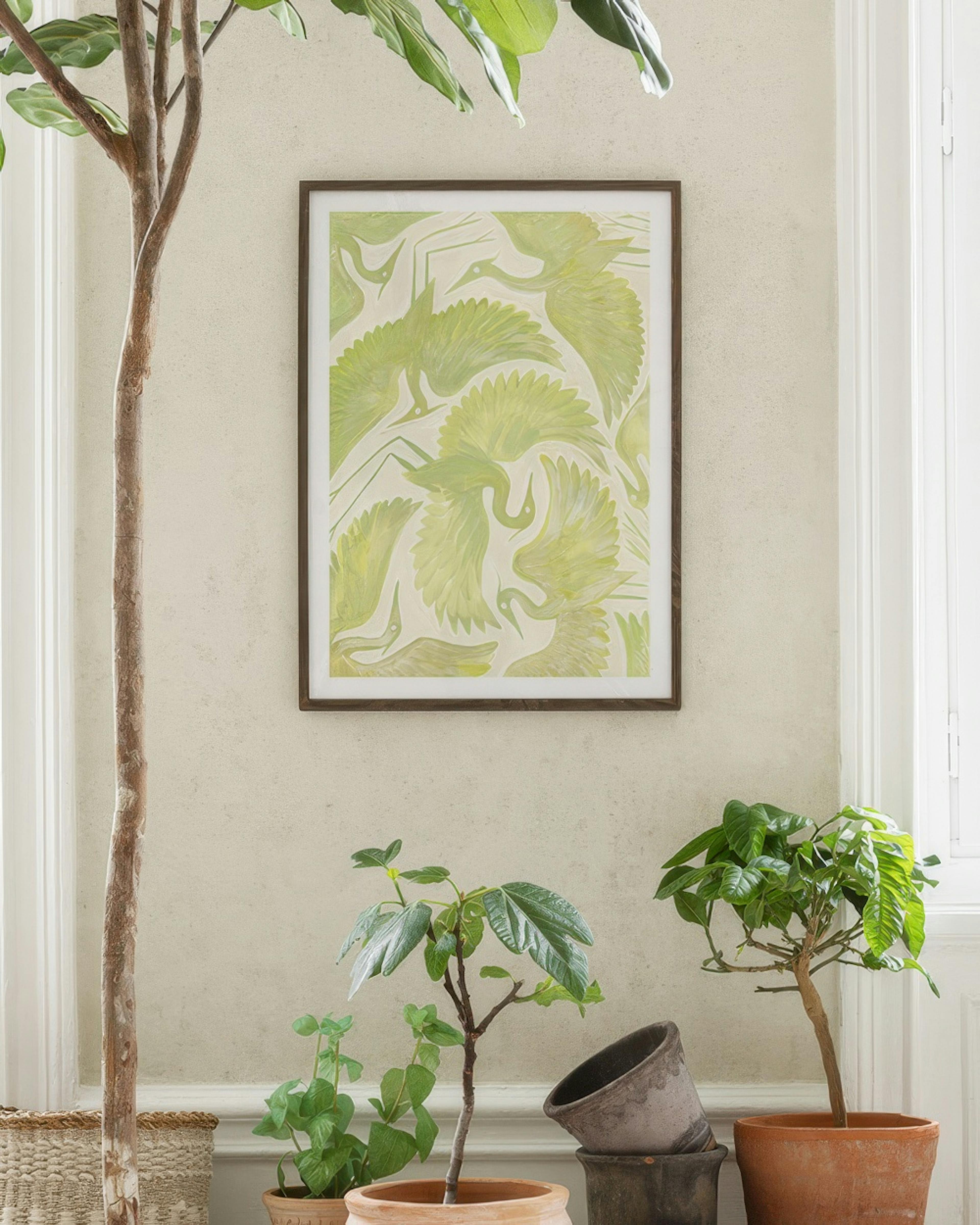 Rosanna Corfe - Green Herons Poster