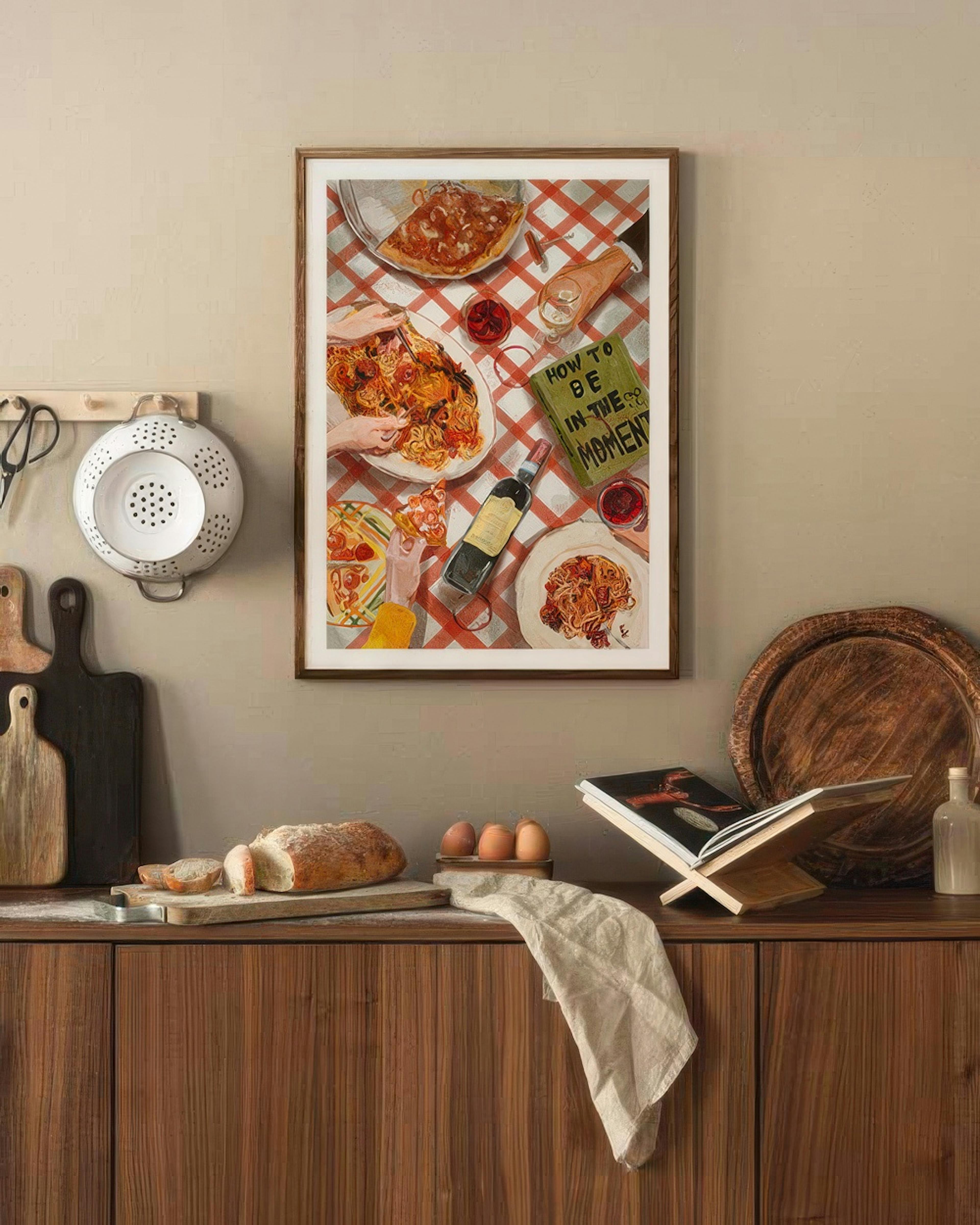 Ekaterina Zagorska - Pizza & Pasta Party Plakat