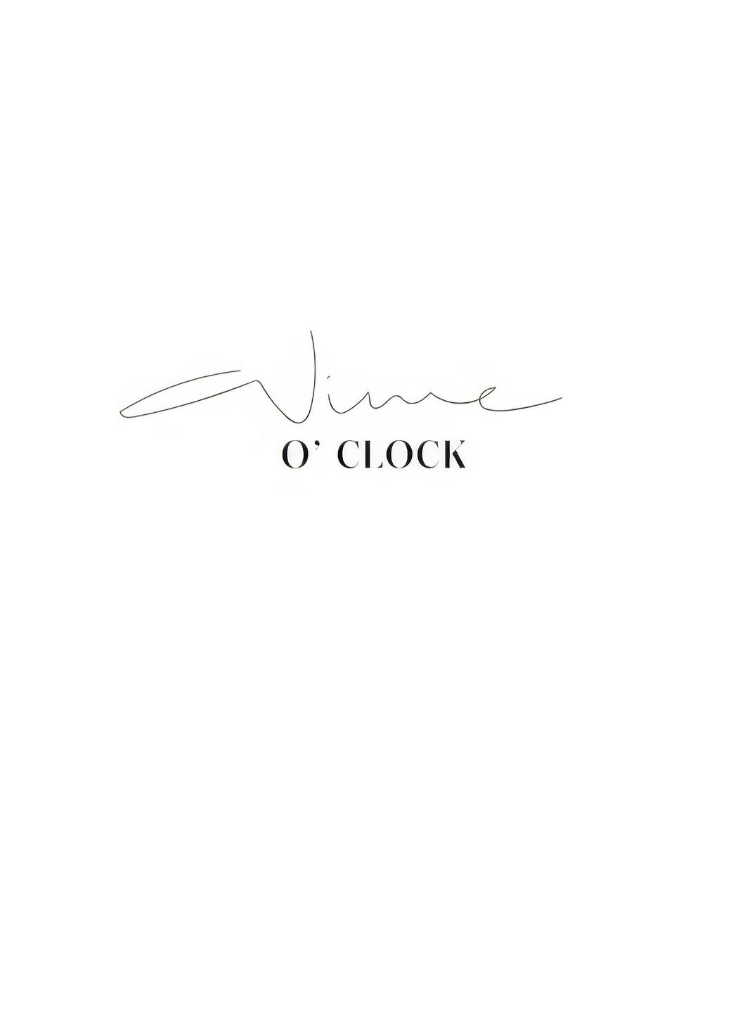 Prints - Wine O'clock Print (30x40 cm) - Text posters