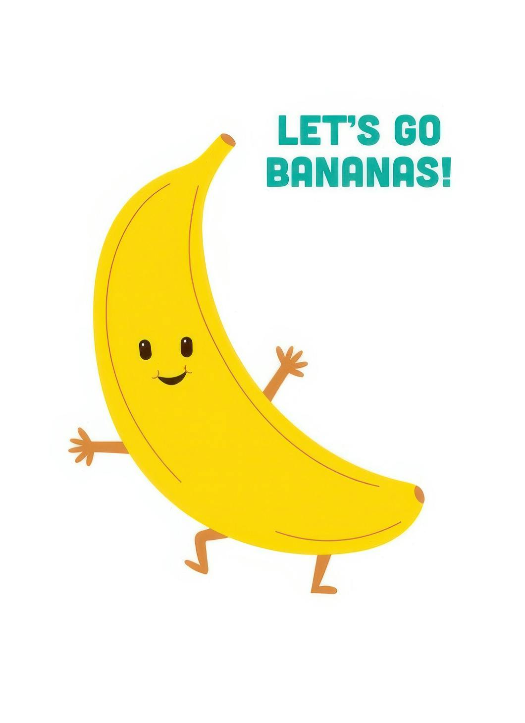 Prints - Go Bananas Print (30x40 cm) - Kids wall art