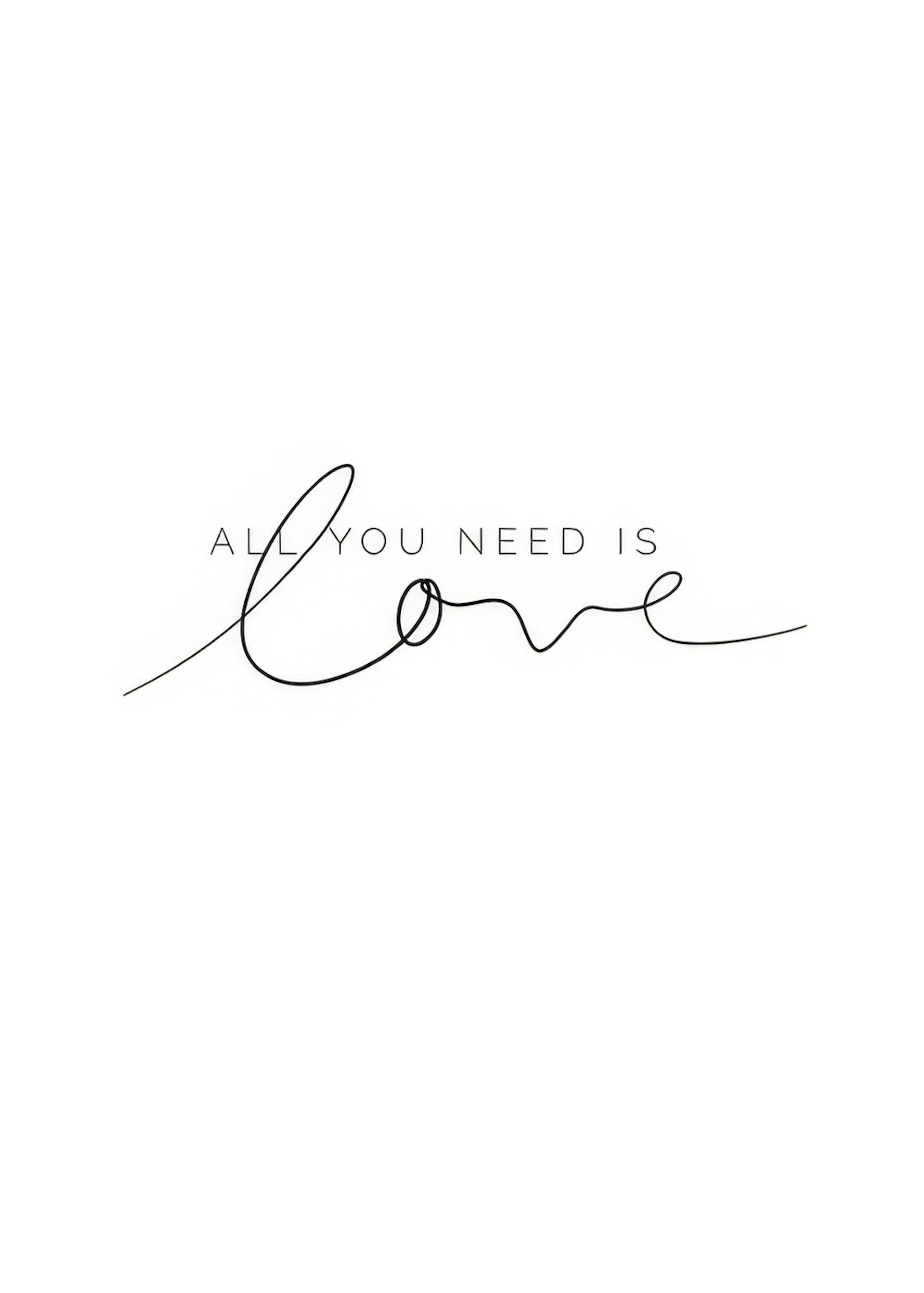 You Need Love Plagát 0