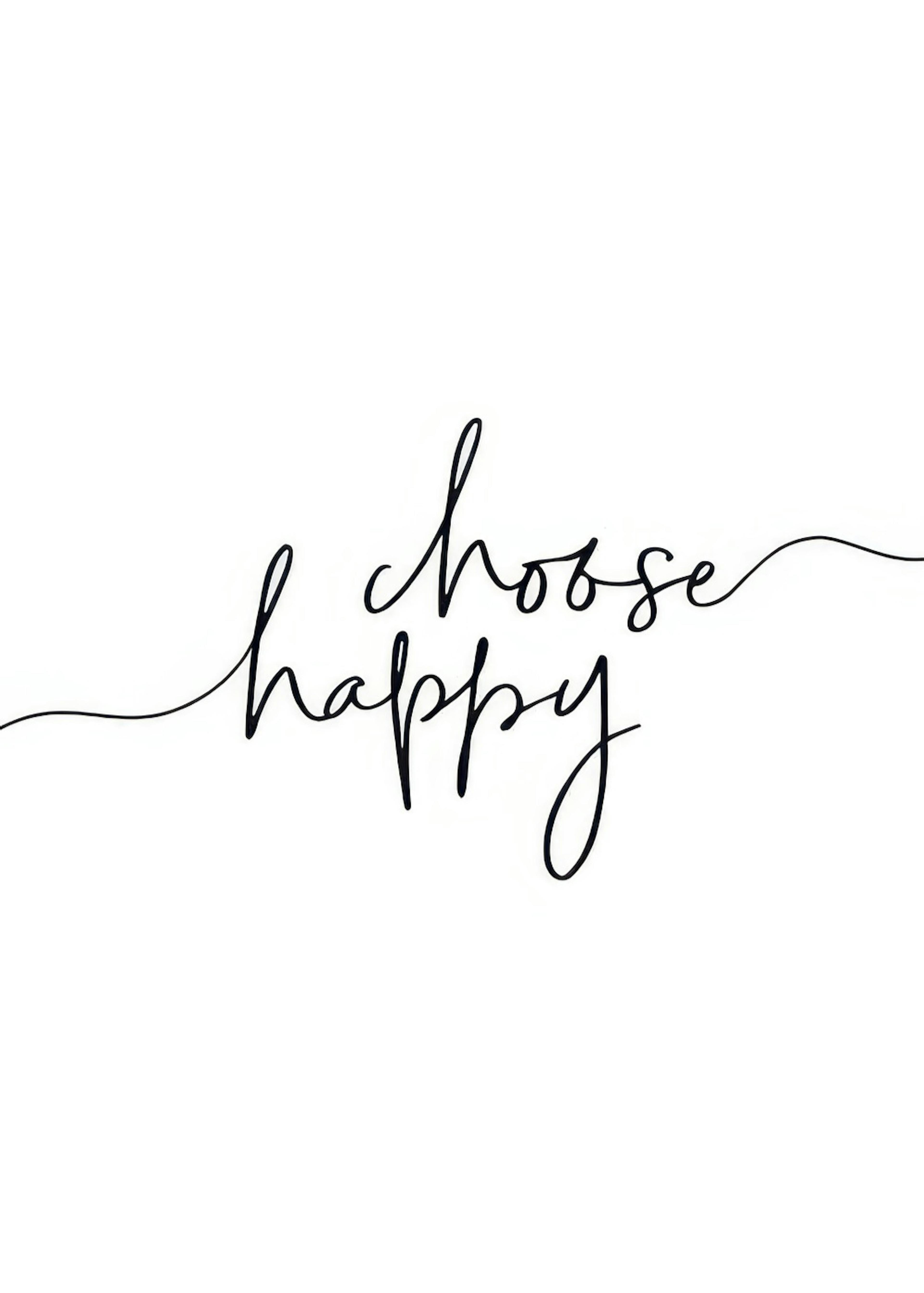 Choose Happy Poster 0