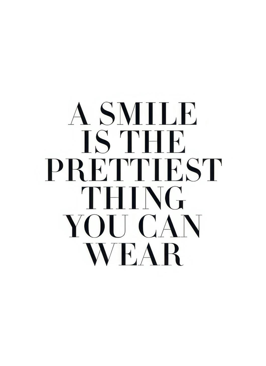 Prints - Prettiest Thing Print (30x40 cm) - Text posters