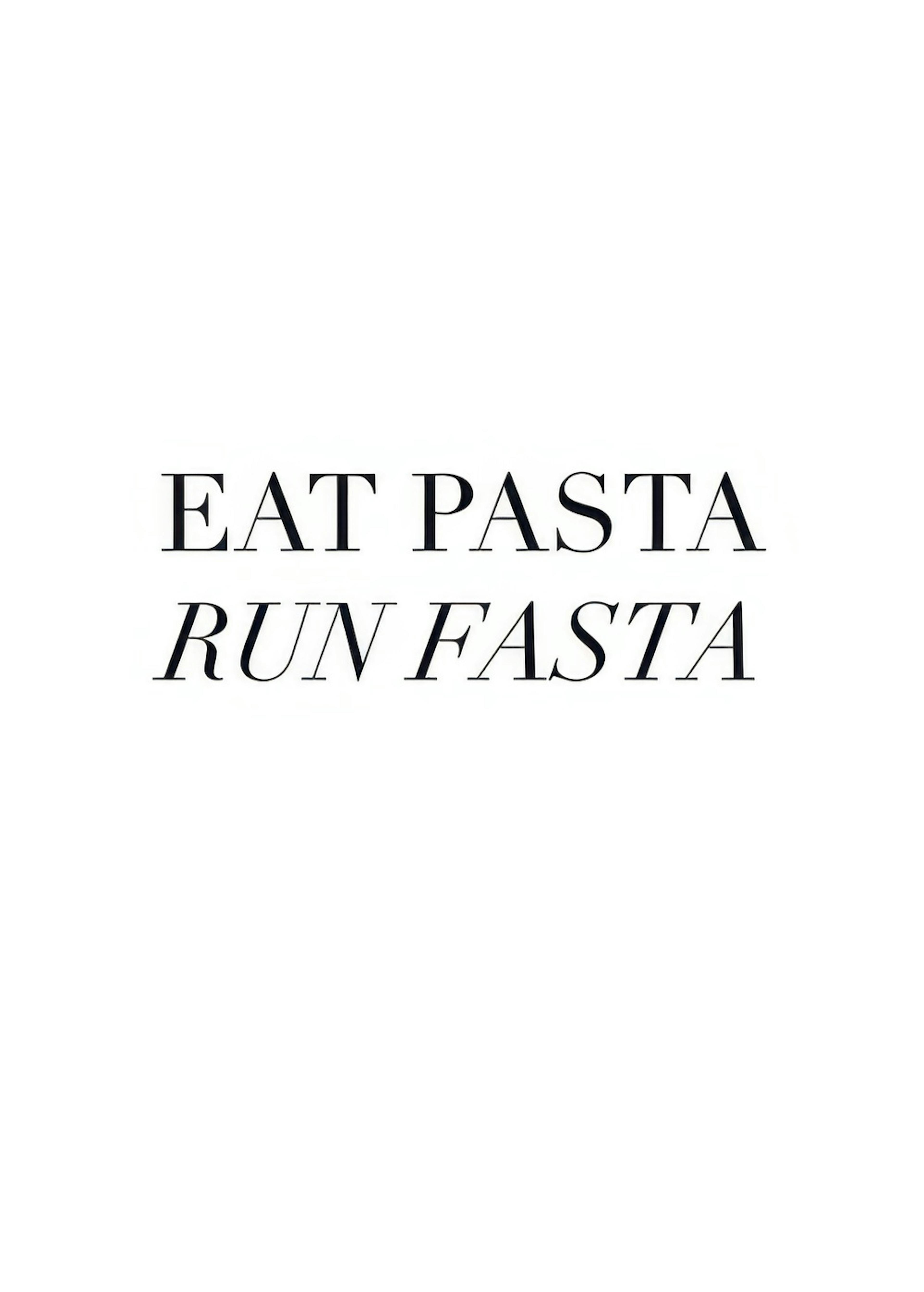 Eat Pasta Poster 0