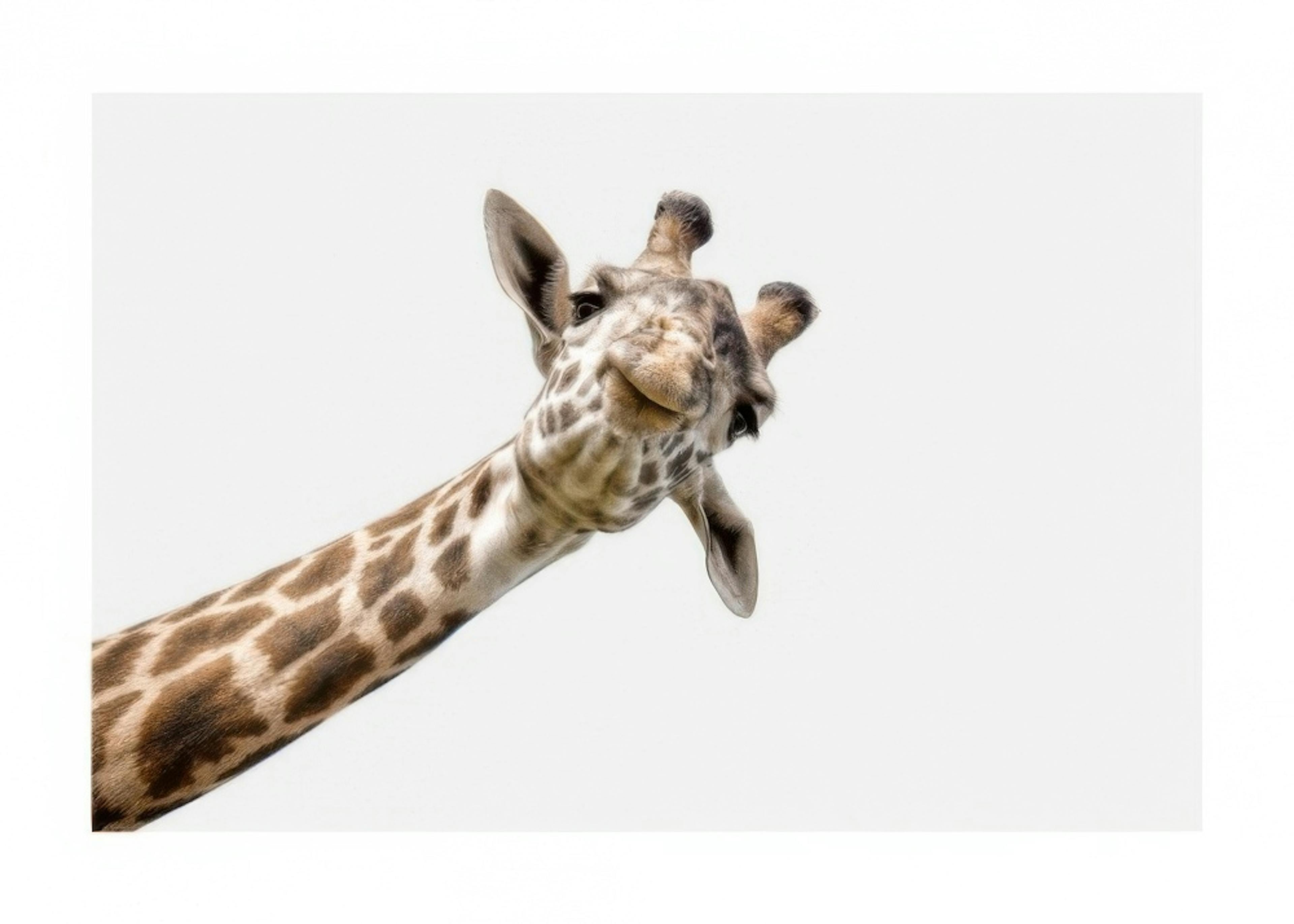 Curious Giraffe Juliste 0