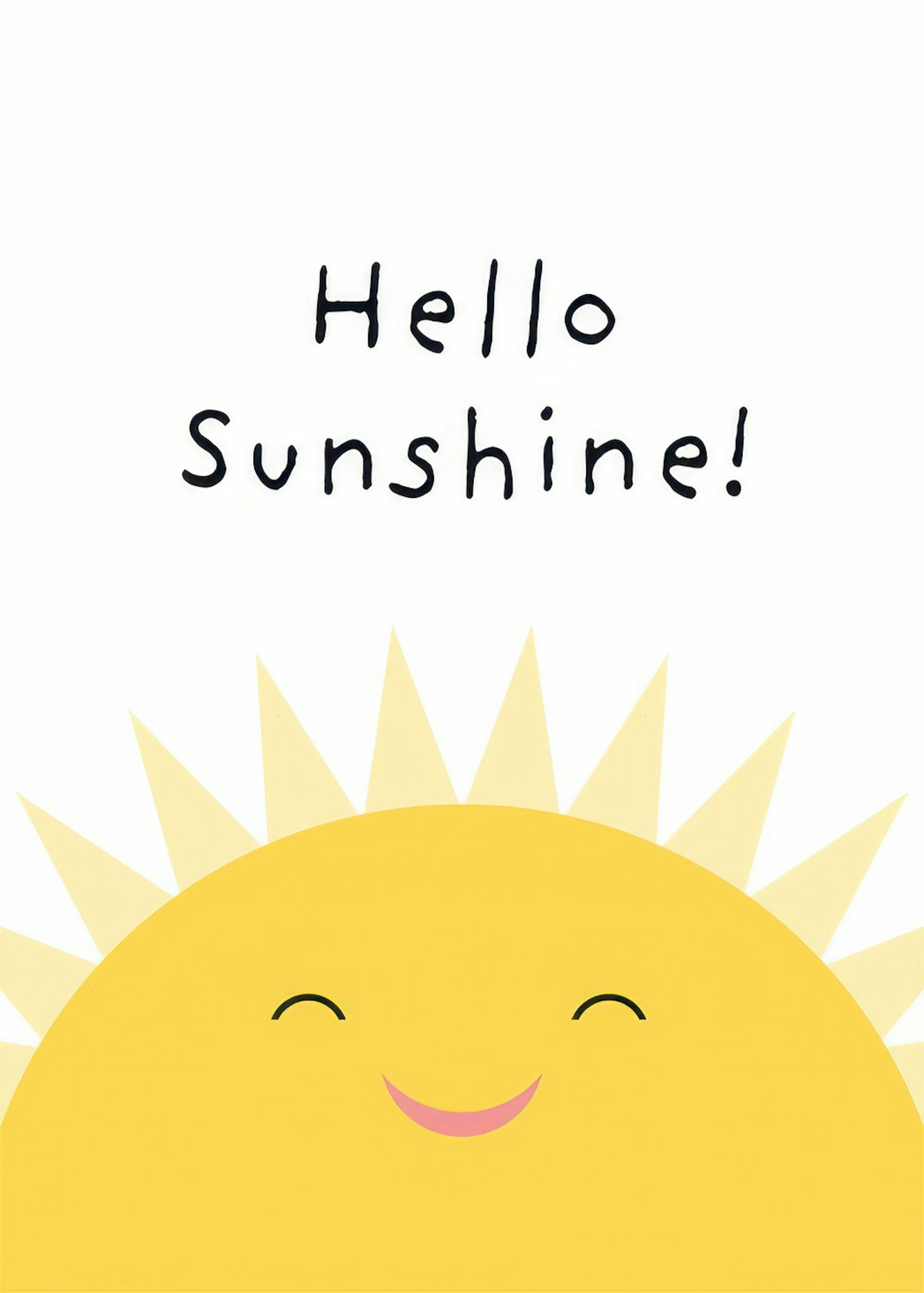 Hello Sunshine Poster 0