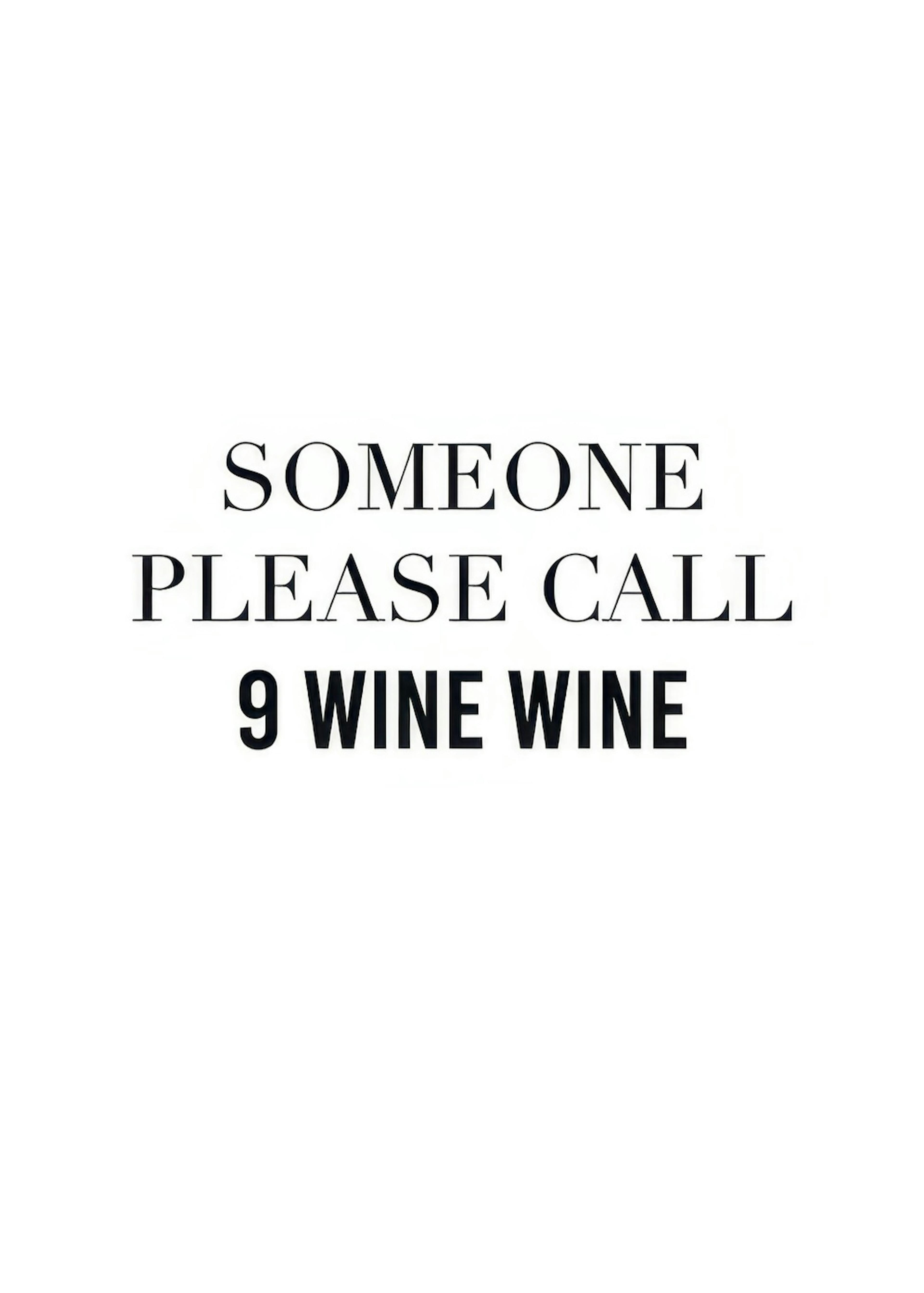 9 Wine Wine Print 0