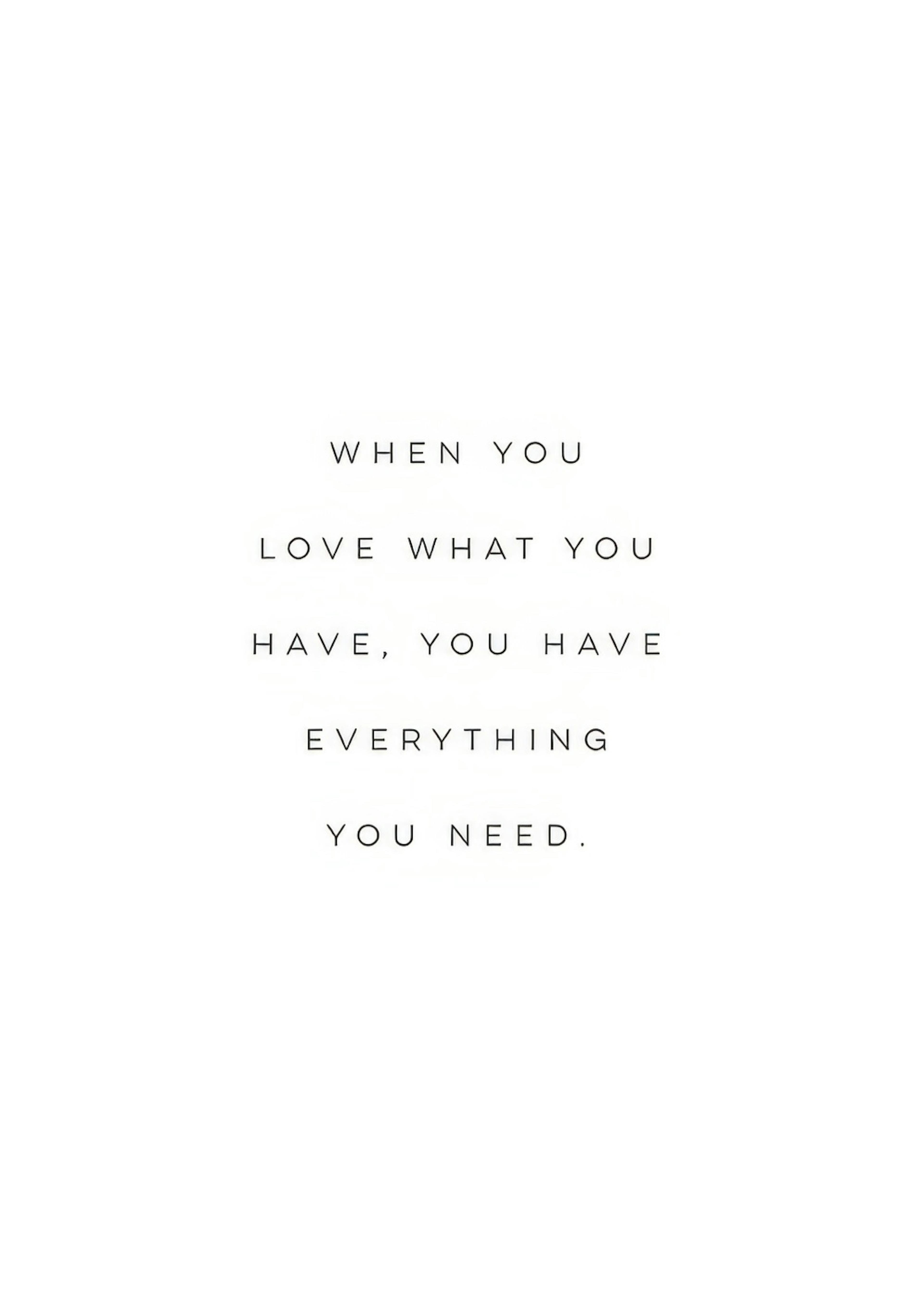 Everything You Need Print 0