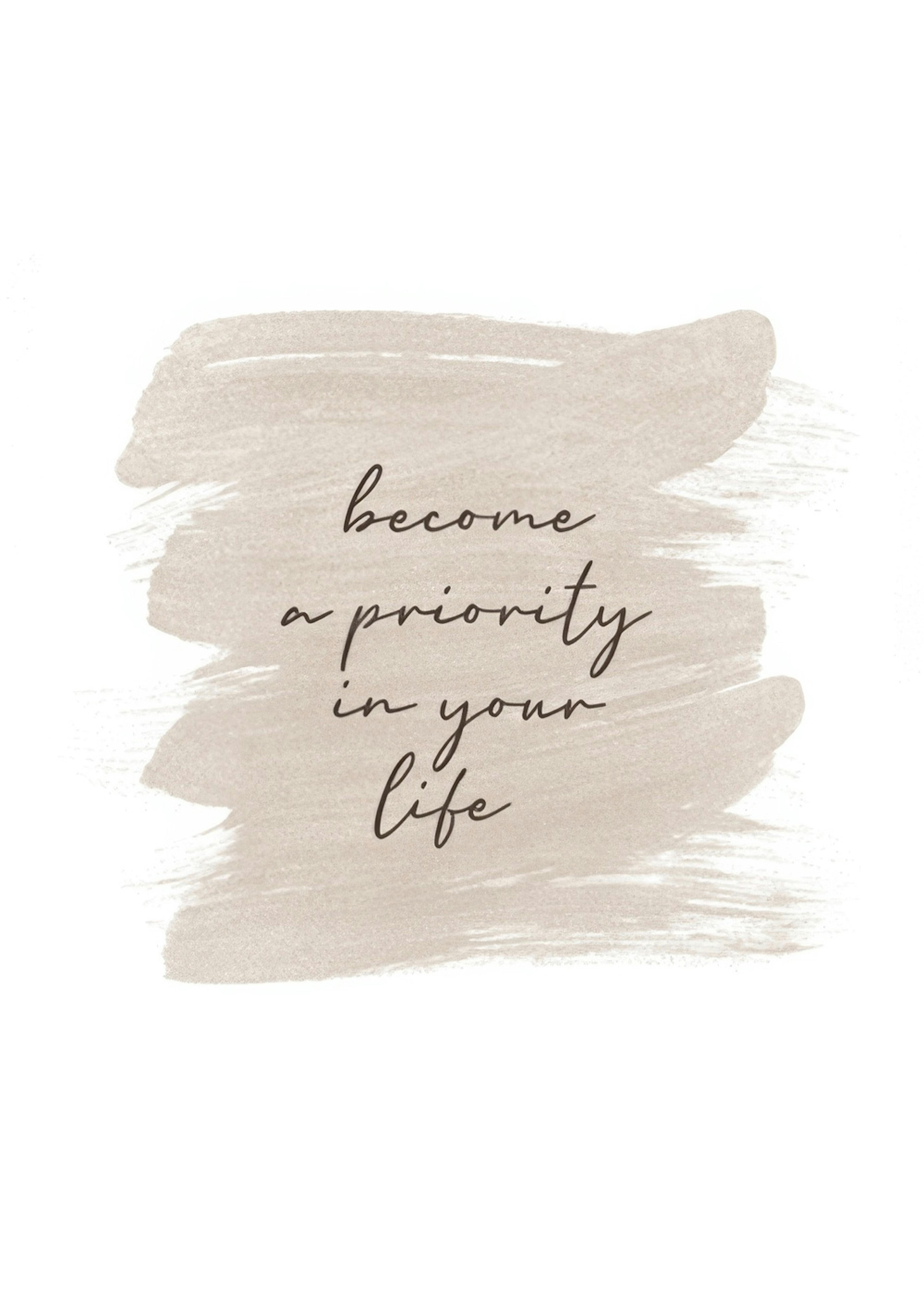 Become A Priority Plagát 0
