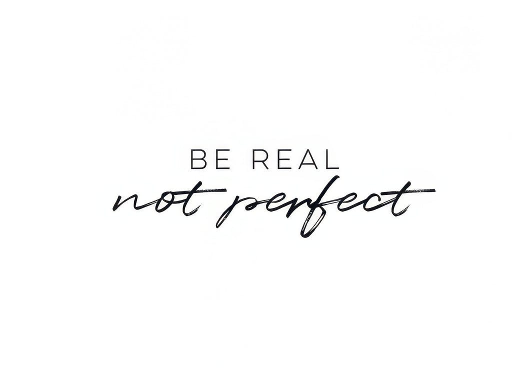 Be Real Poster (21x30 cm) - Posters met tekst