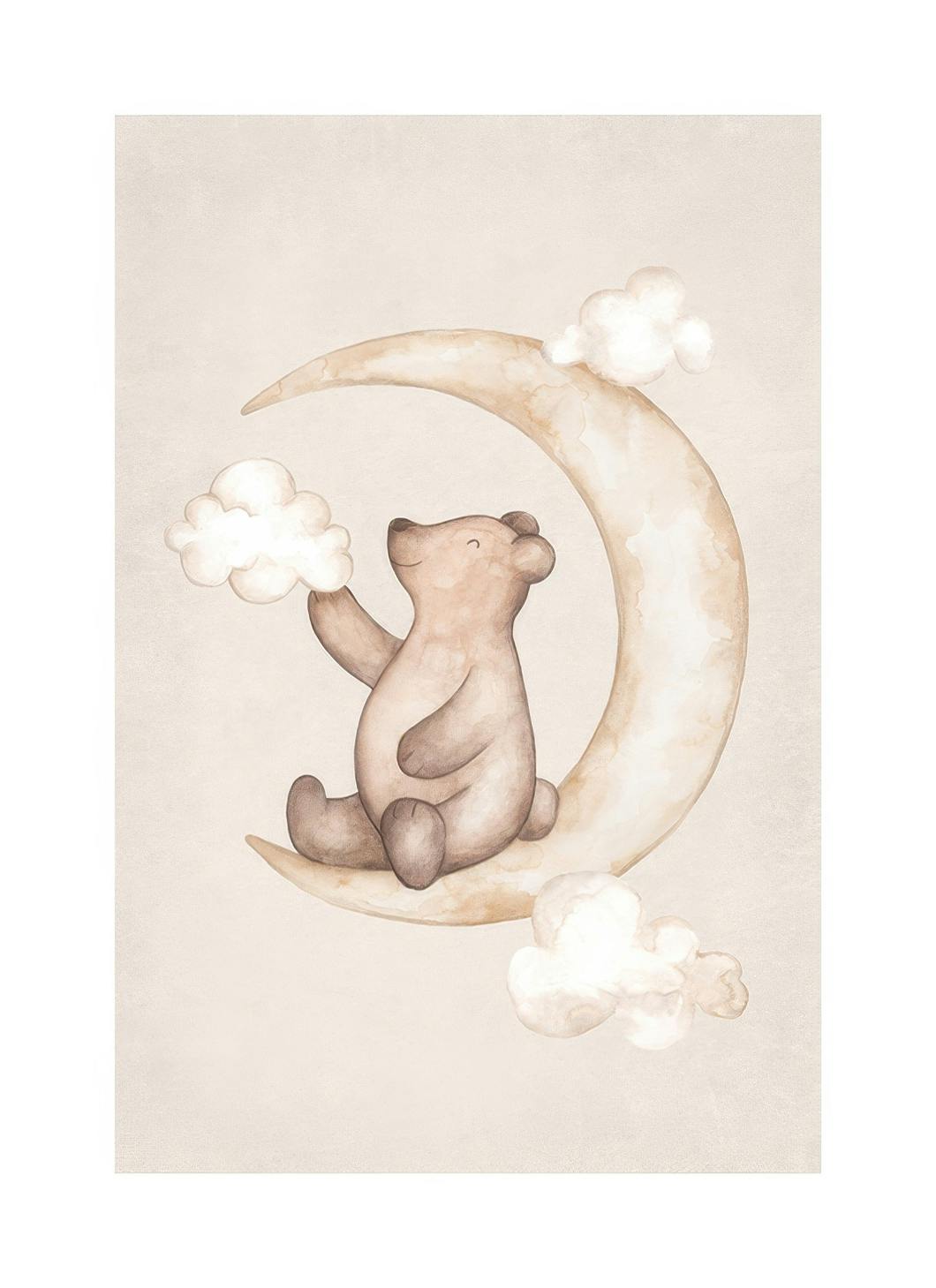 Dreaming Bear Print (21x30 cm)