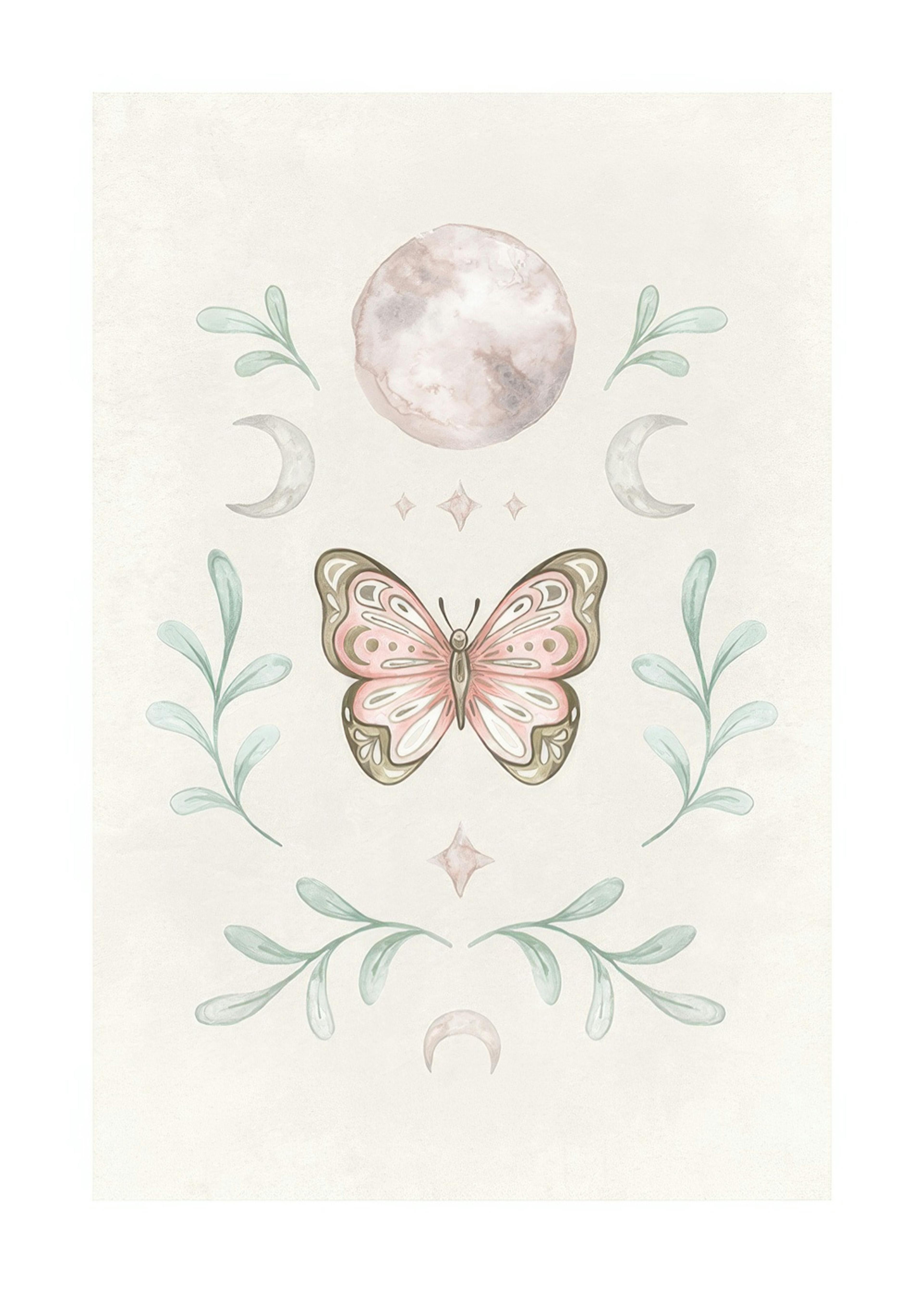 Butterfly Moon Plakat 0