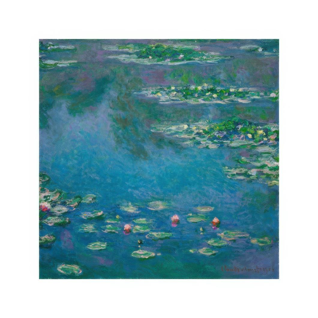 Prints - Monet - Water Lilies Square Print (50x50 cm) - Monet Prints