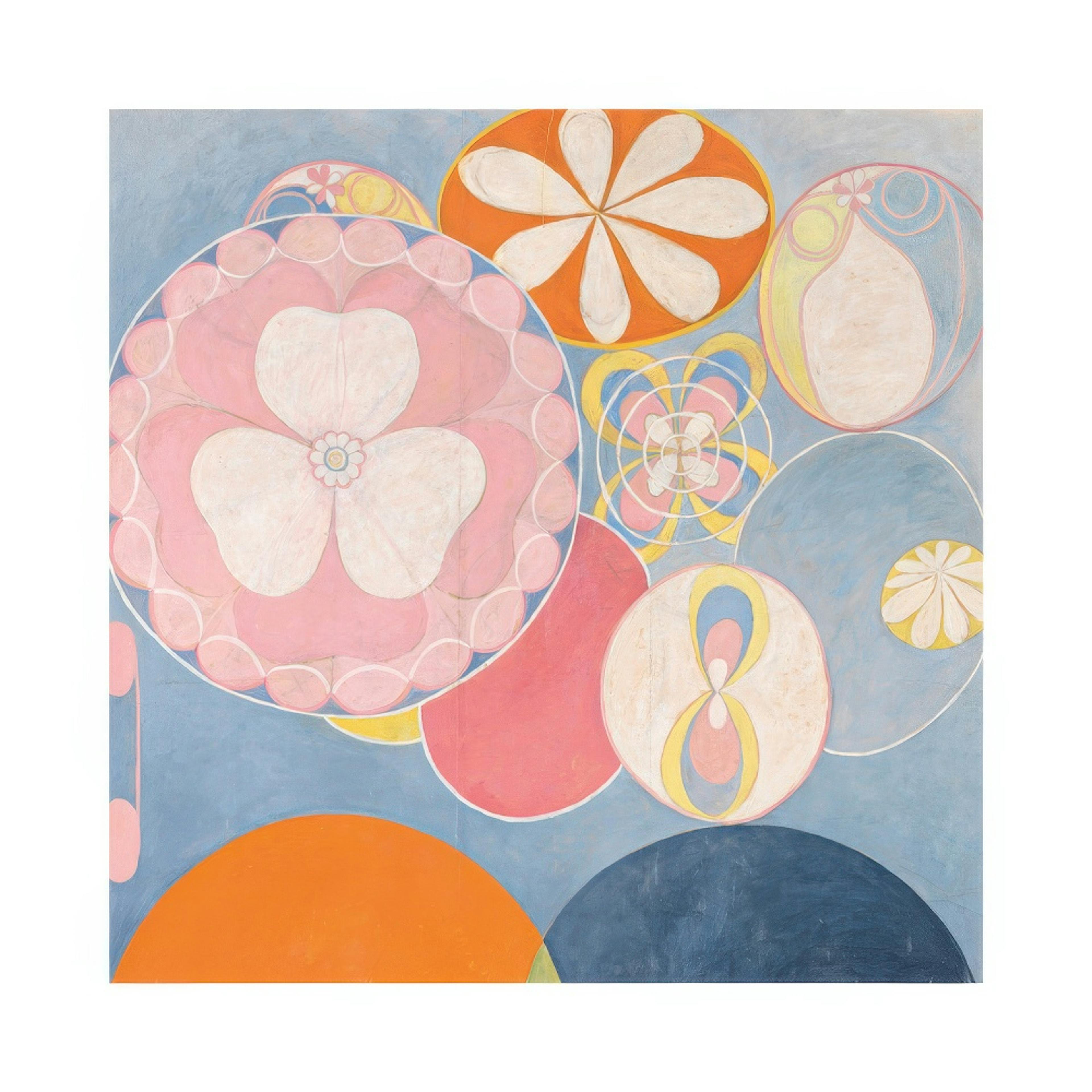Plakat -The ten largest, childhood, No.2 by Hilma Af Klint Square 0