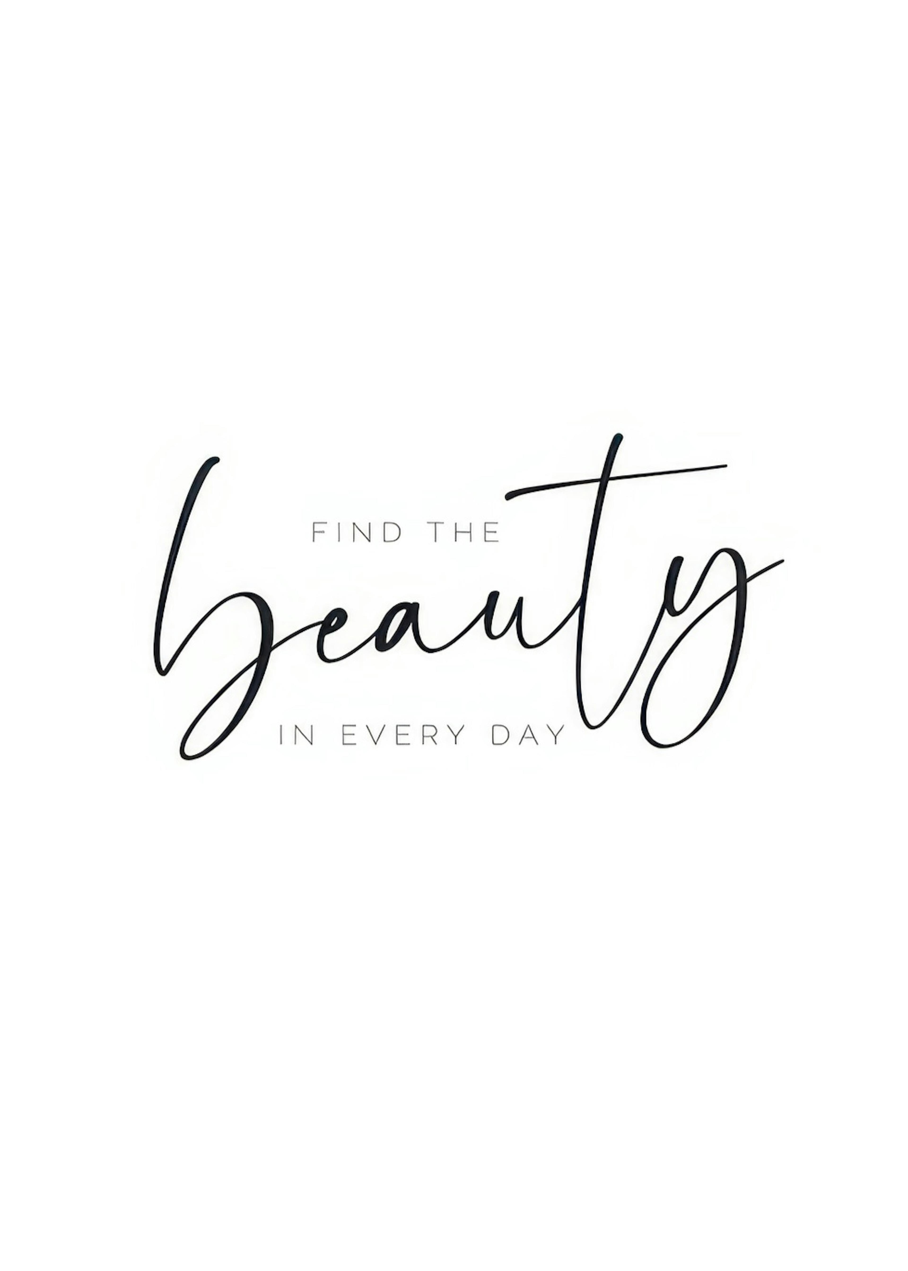 Find the Beauty Poster 0