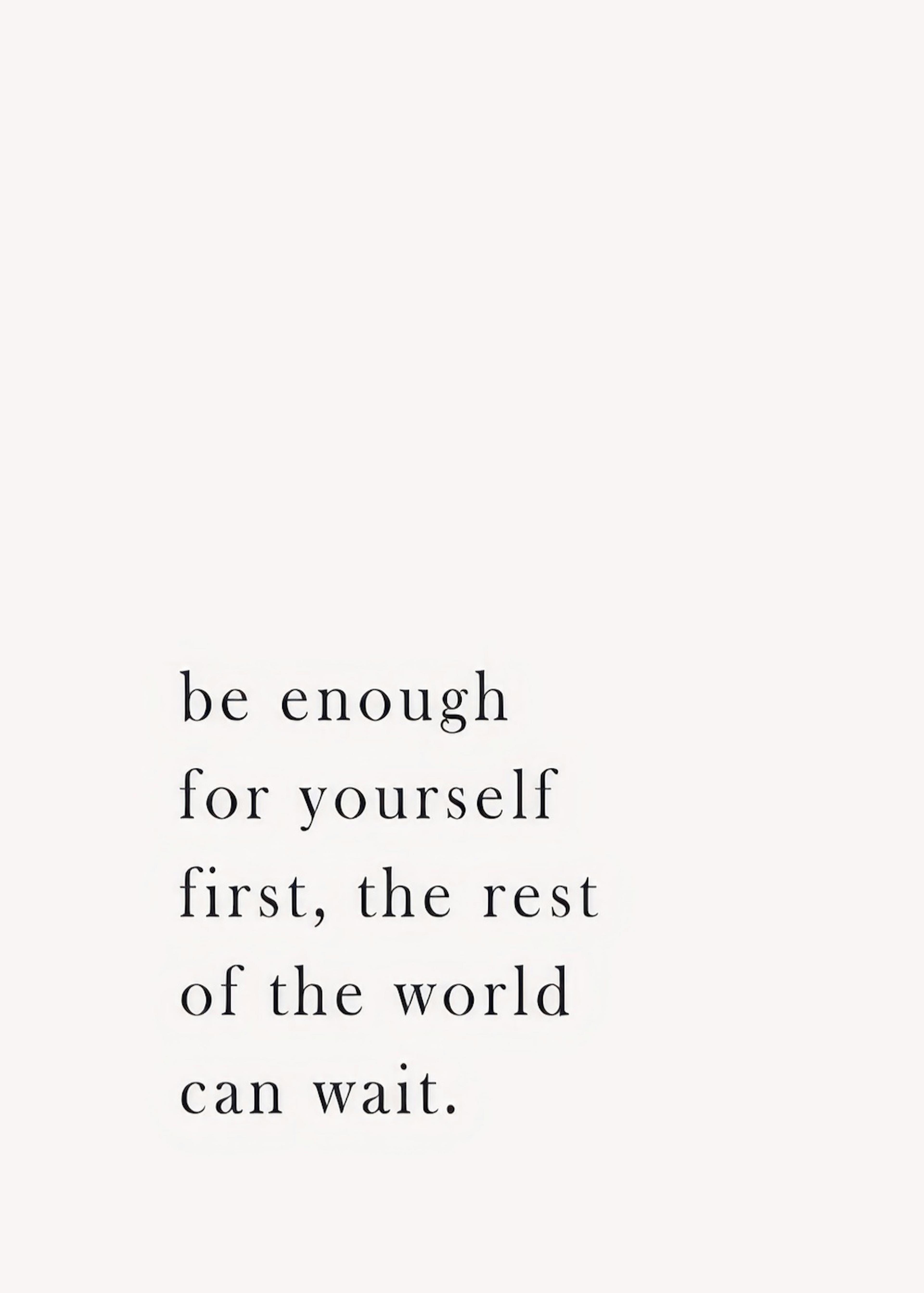 Be Enough Poster 0
