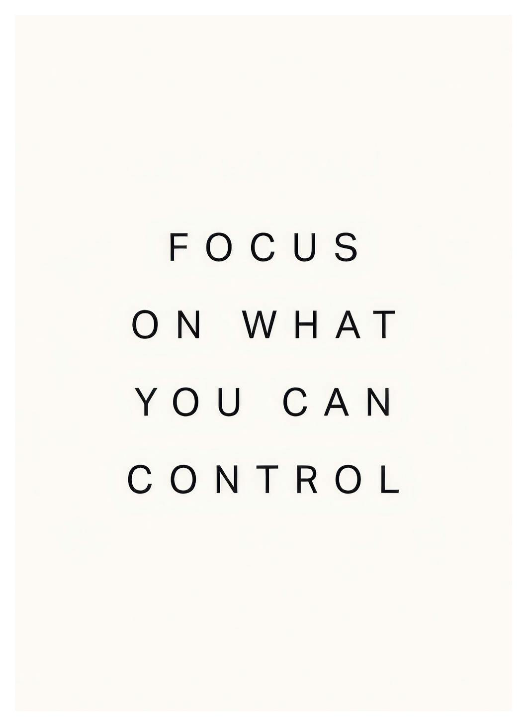 Focus Poster (21x30 cm) - Quote posters