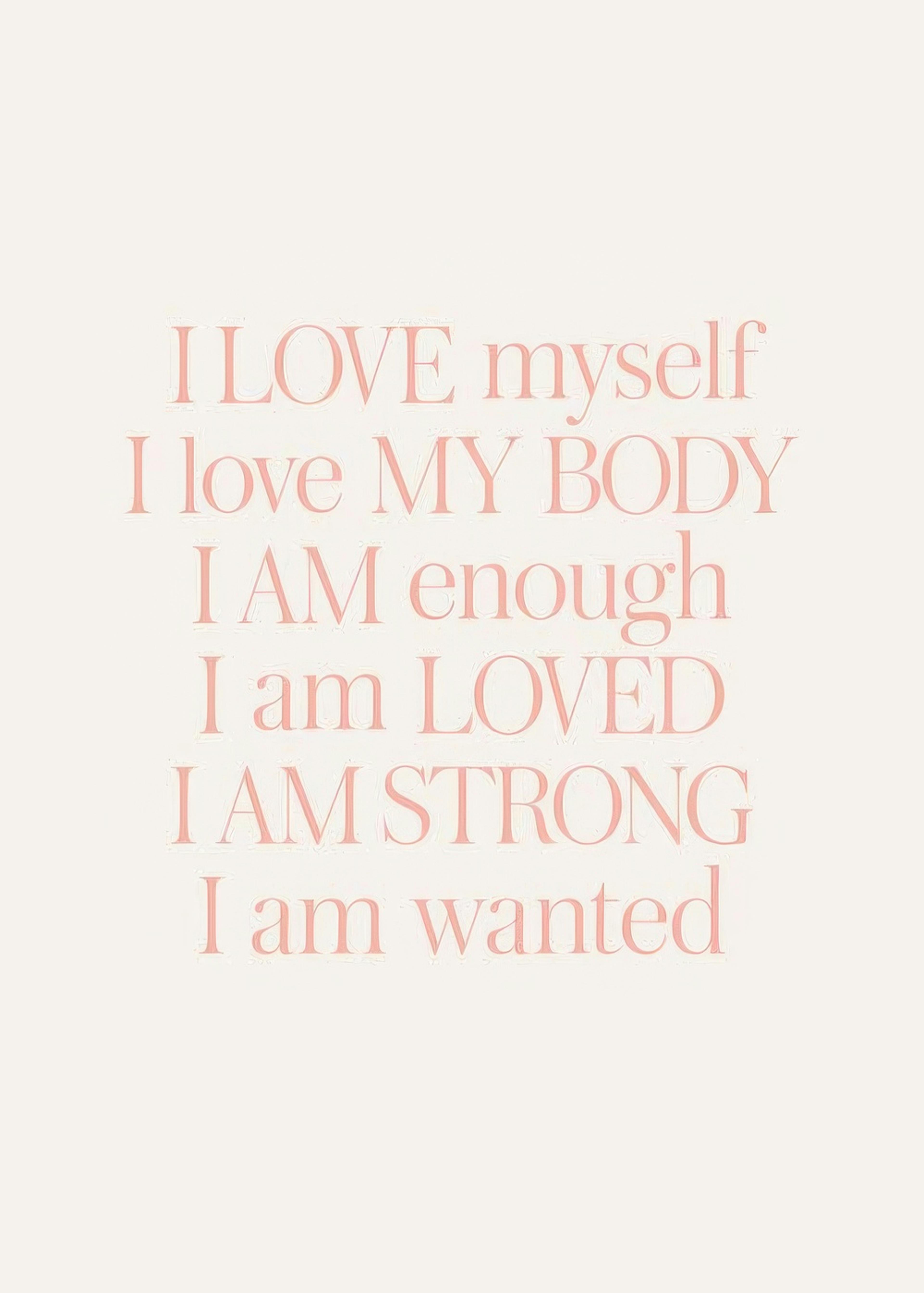 I Love Myself Print 0