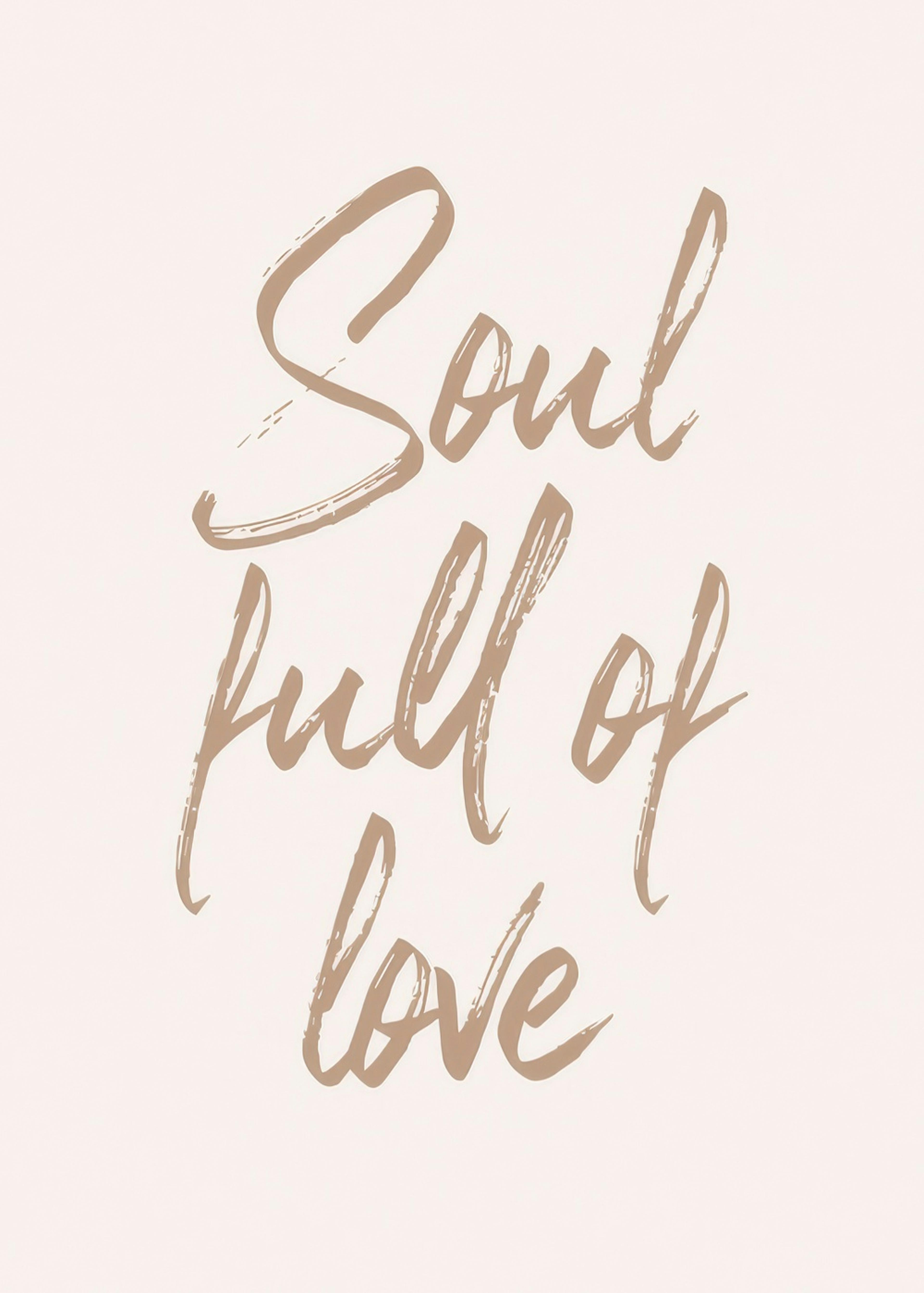Soul Full of Love Poster 0