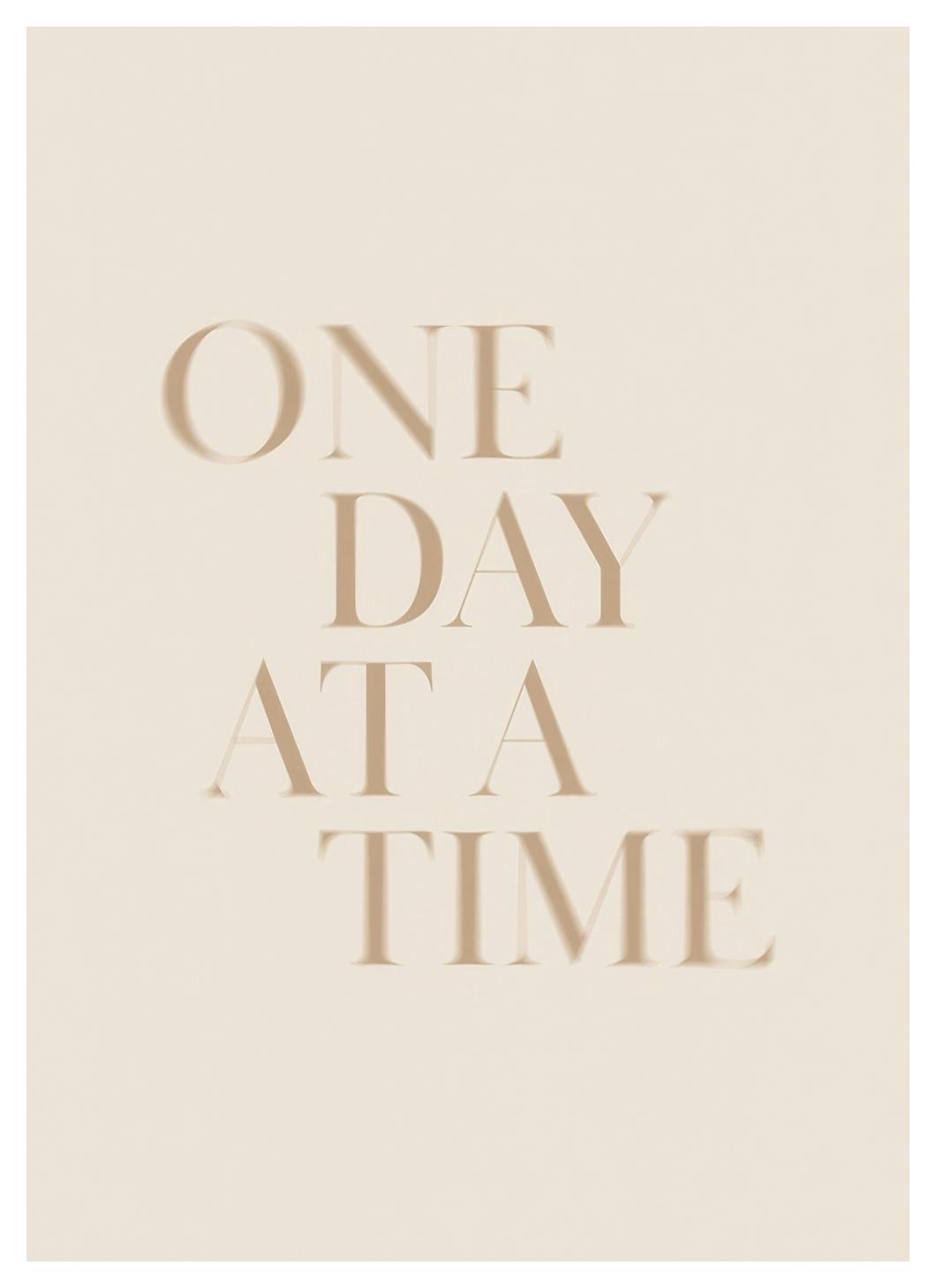 One at a Time Print (30x40 cm)
