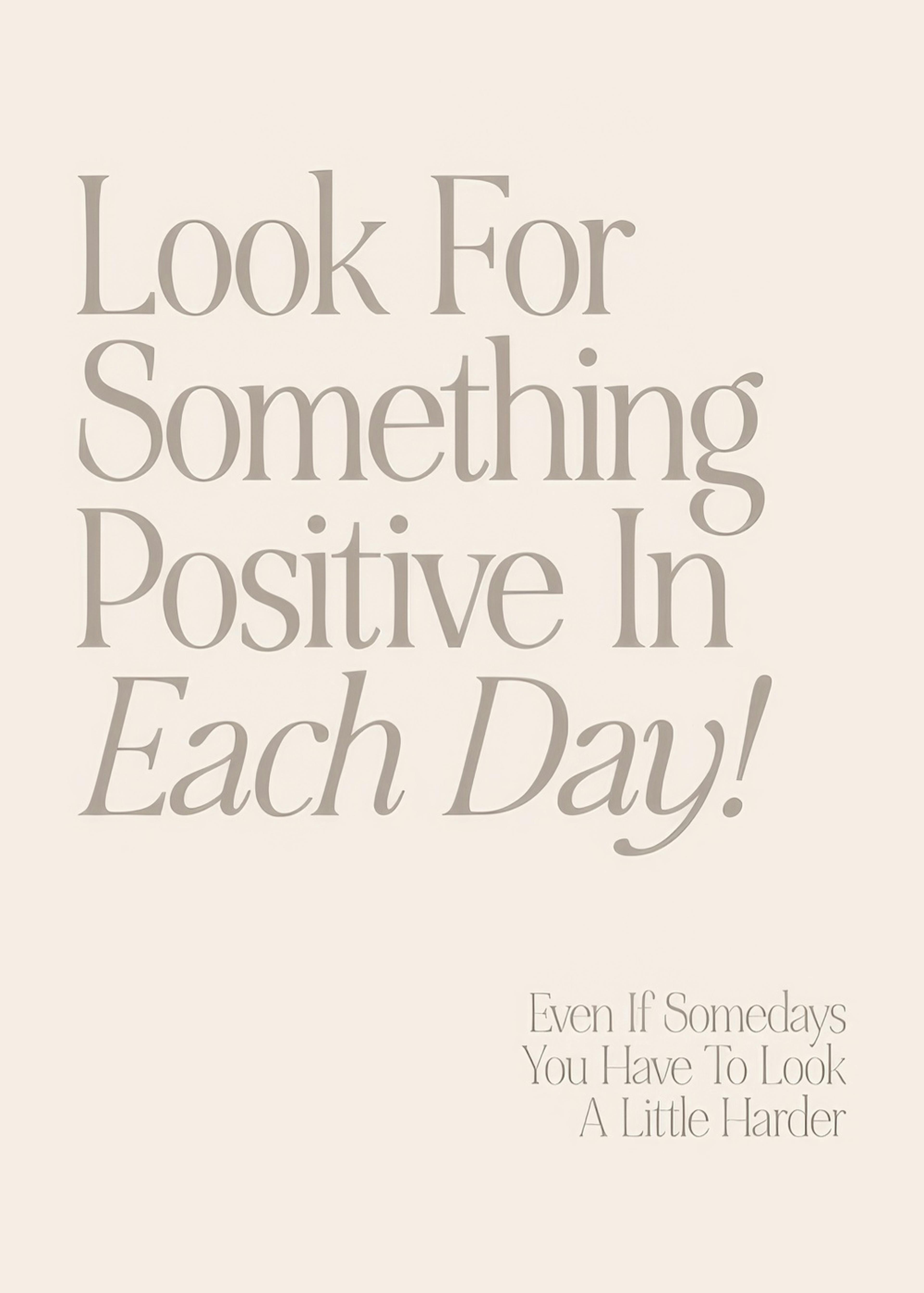 Look for Something Positive Poster 0