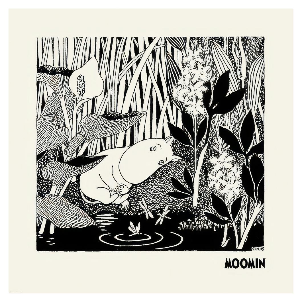 Prints - Moomin - The Rest Print (50x50 cm) - Moomin illustrations