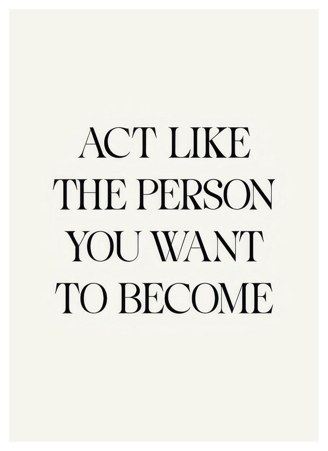 The Person Poster (30x40 cm) - Nordic Retreat