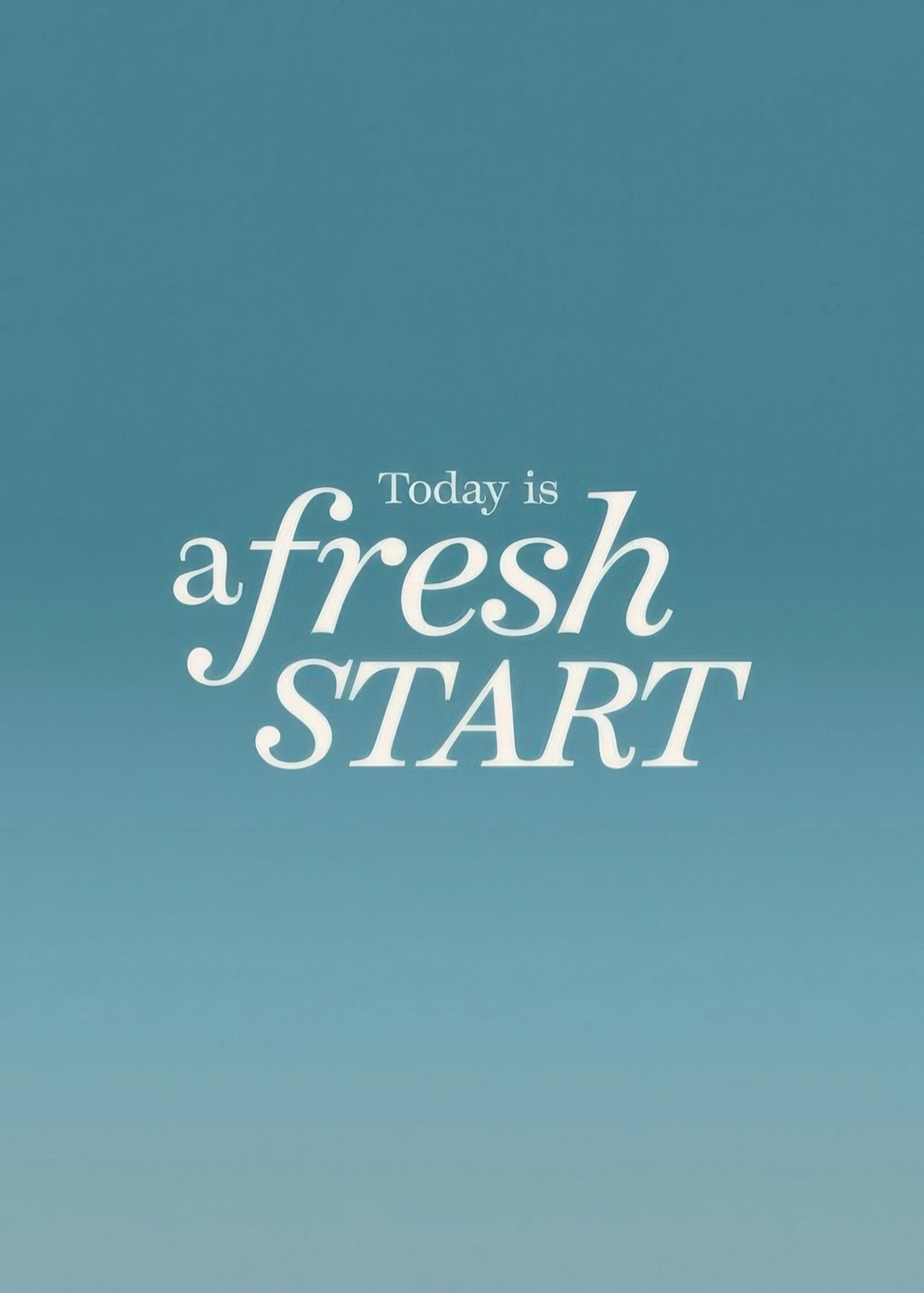 A Fresh Start Plakát 0