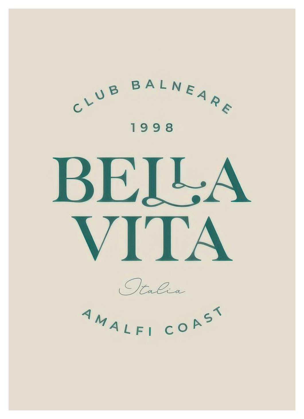 Prints - Bella Vita Italia Print (21x30 cm) - Typography prints