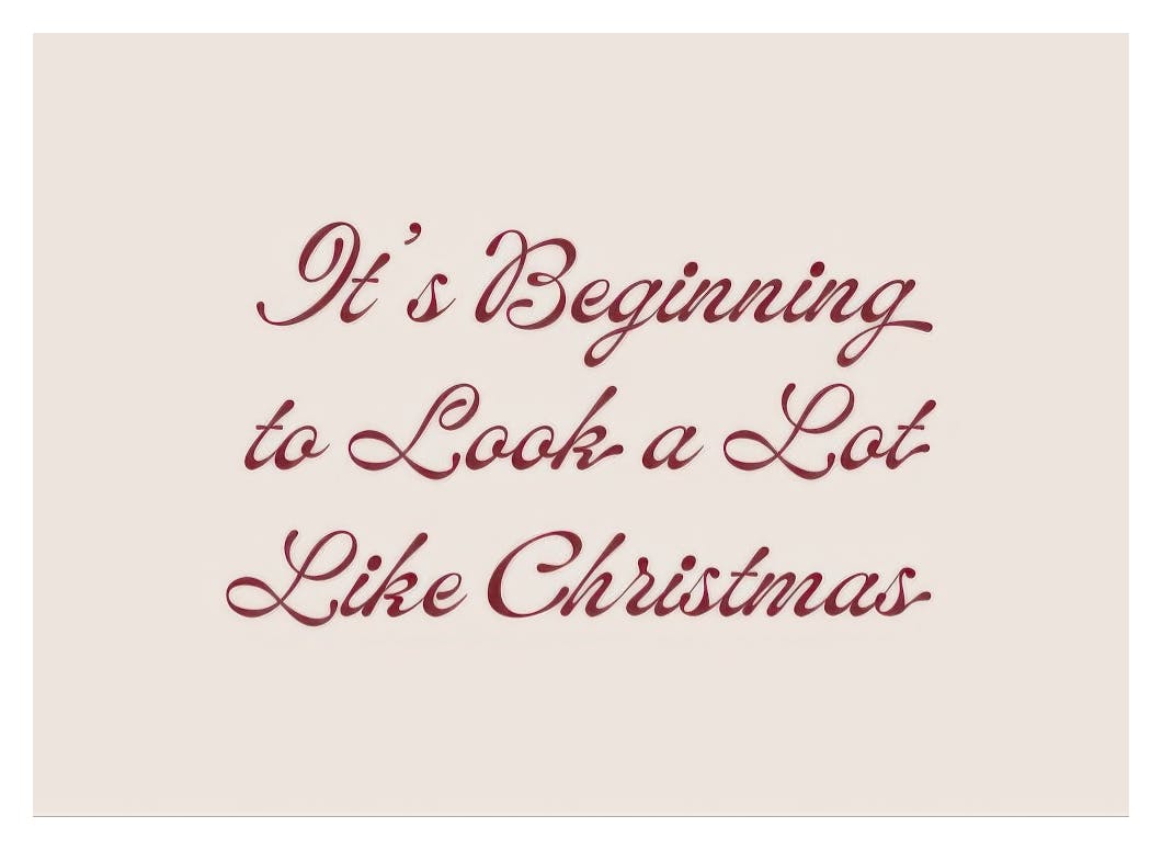 Prints - Look a Lot Like Christmas Print (30x40 cm) - Holiday Prints