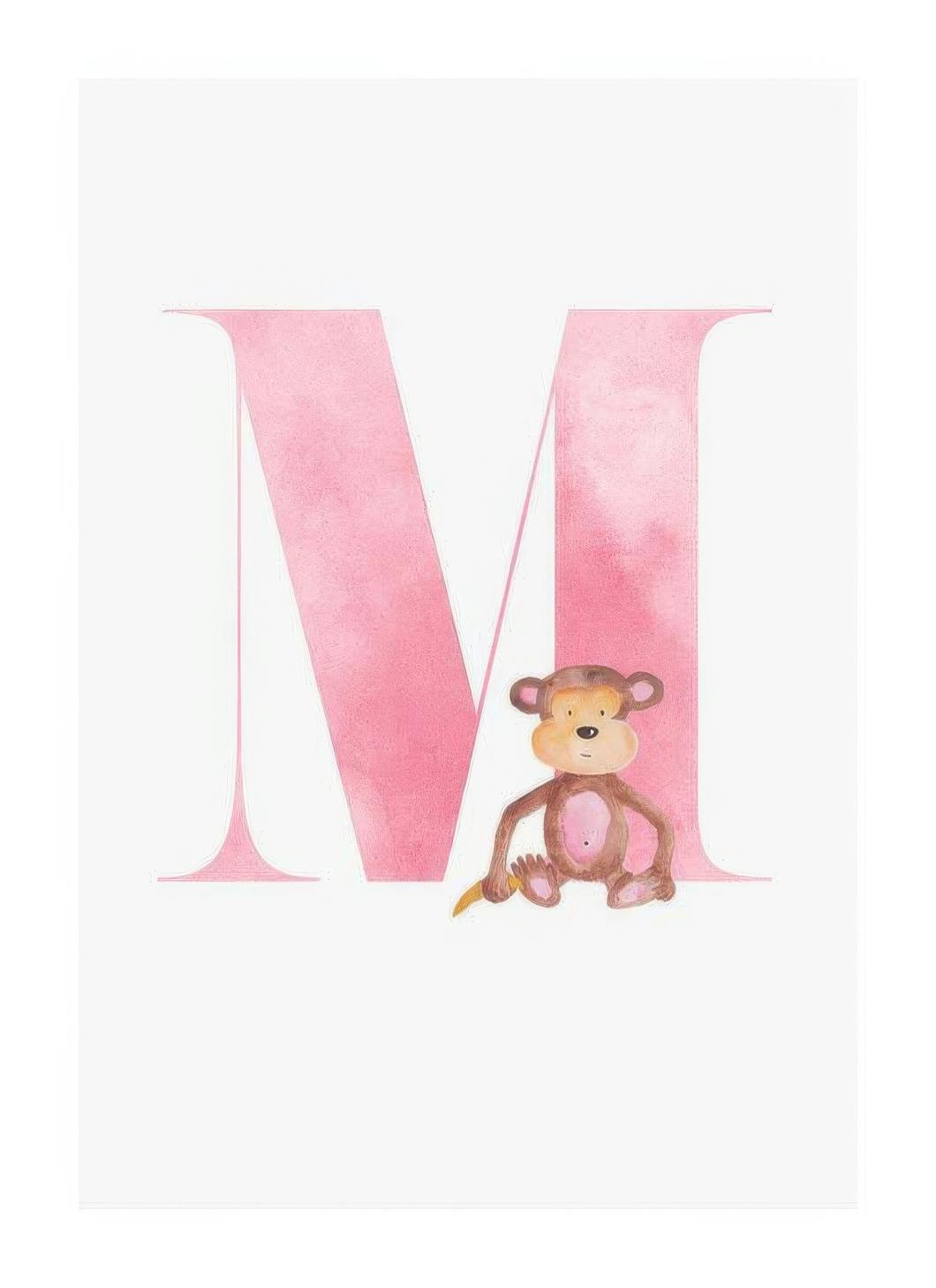 Prints - Alphabet M Print (30x40 cm) - Kids wall art