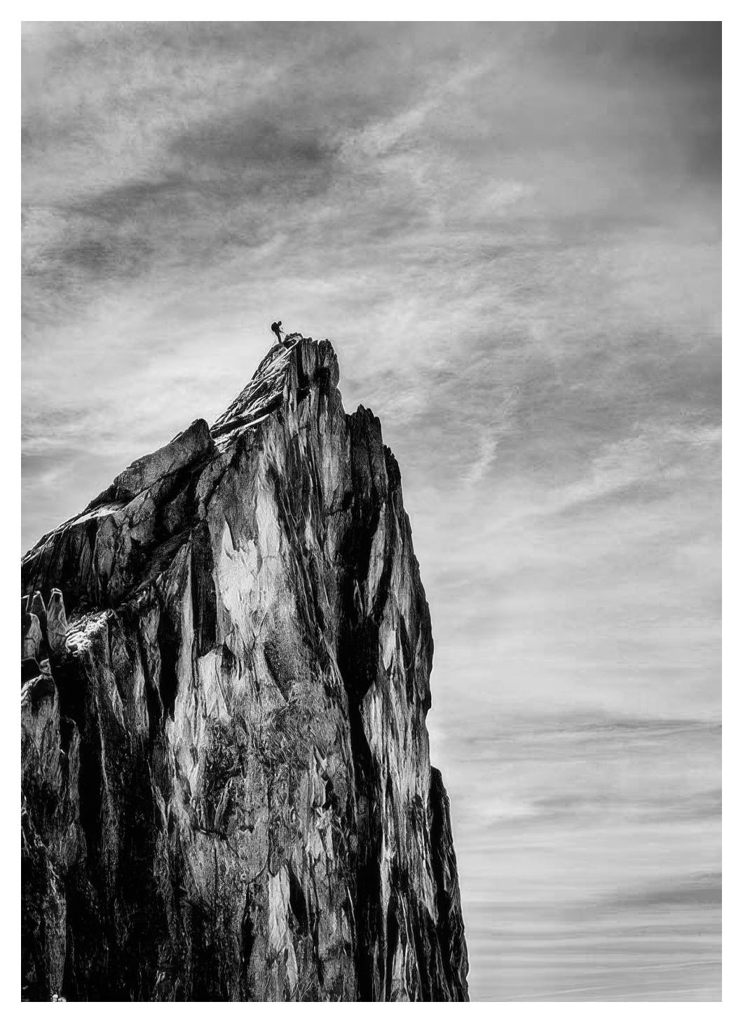 On Top Of The World Plakat (30x40 cm)- Czarno-białe plakaty