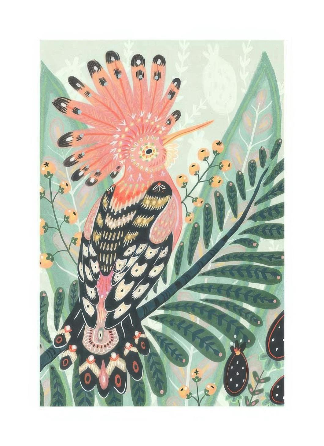 The Hoopoe Affiche (50x70 cm)  Art
