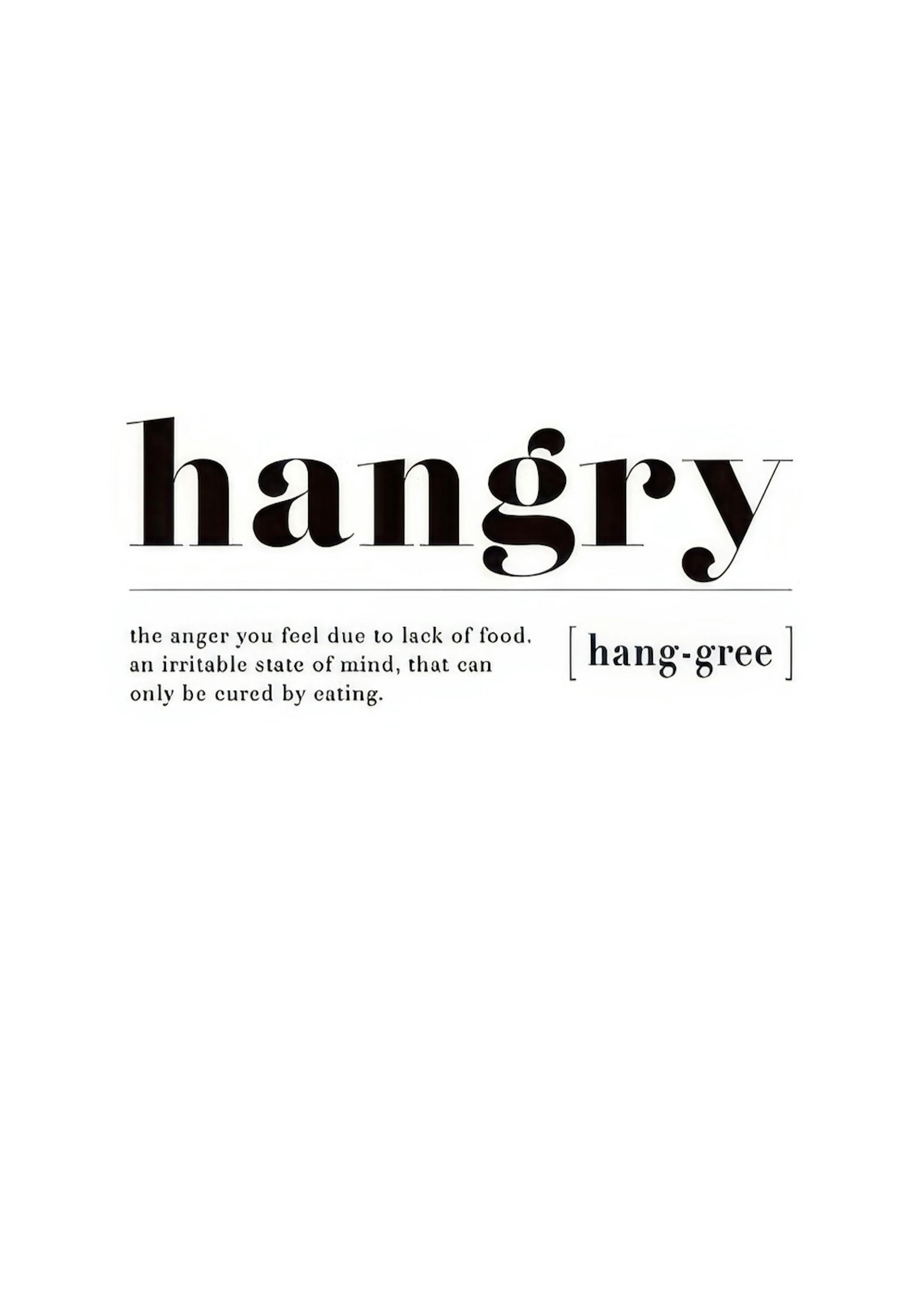 Hangry 포스터 0