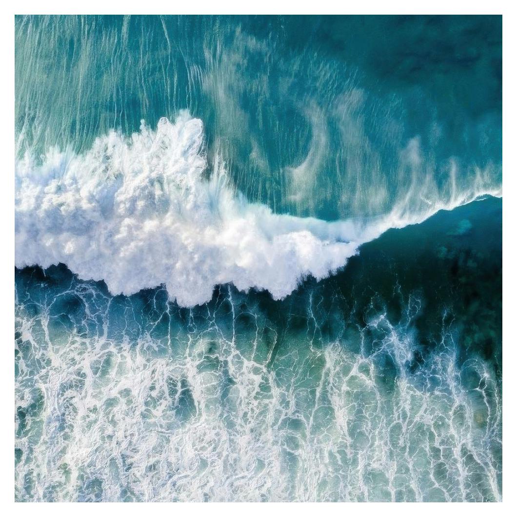 Prints - Ocean Wave Print (50x50 cm) - Nature prints