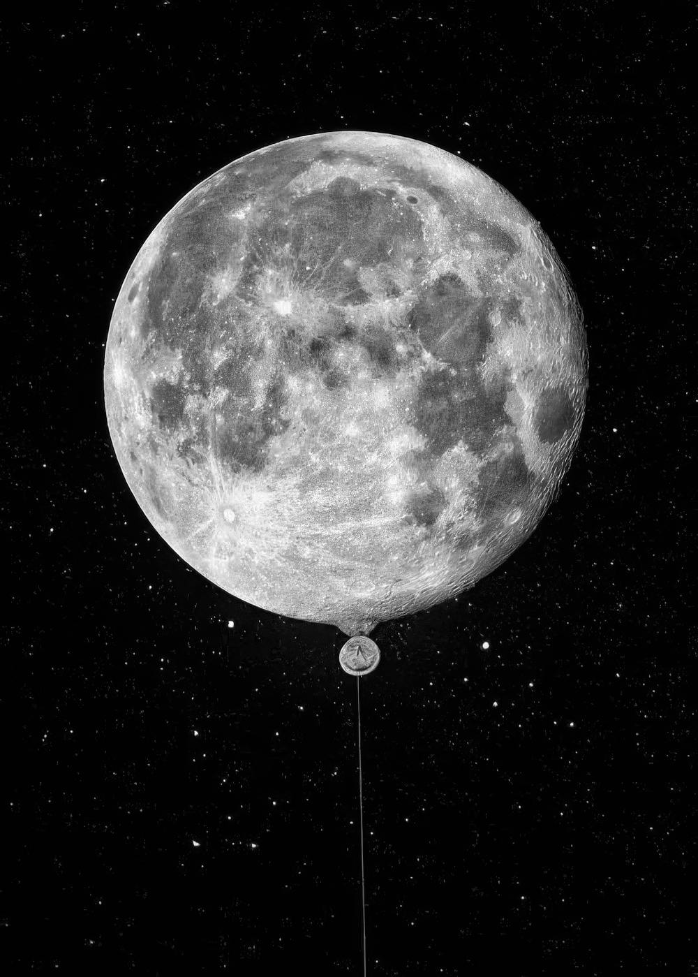 Moon Balloon Juliste 0