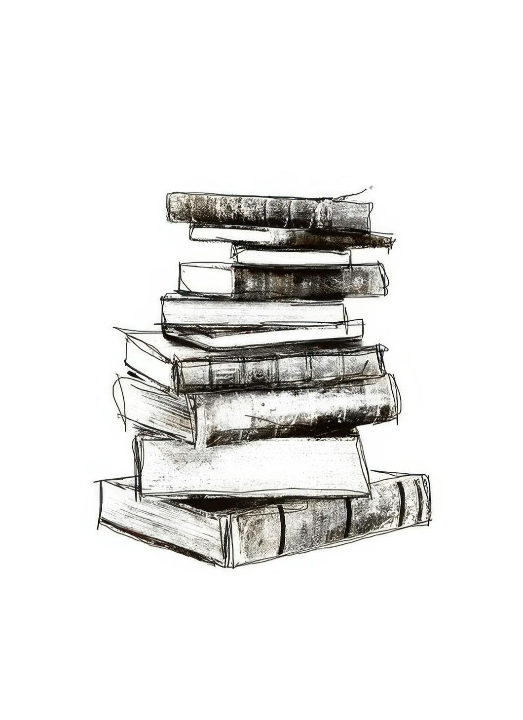 Books, Posters (30x40 cm) - Zwart wit posters