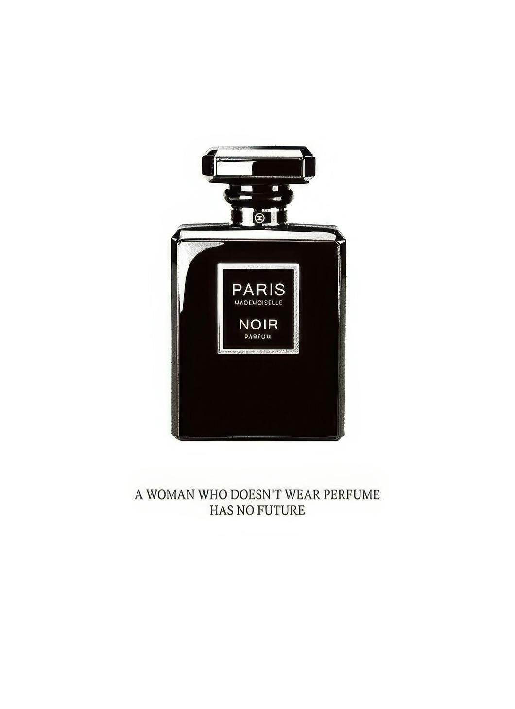 Black Perfume, Plakat (21x30 cm)- Czarno-białe plakaty