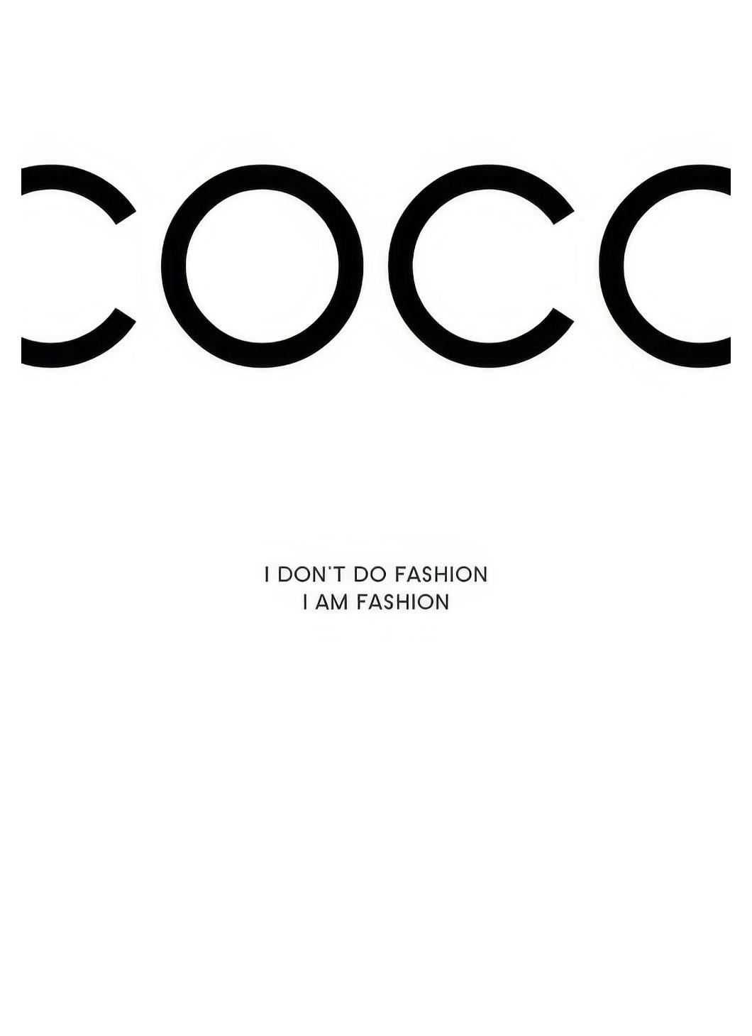 Coco, Poster (21x30 cm) - Zwart wit posters