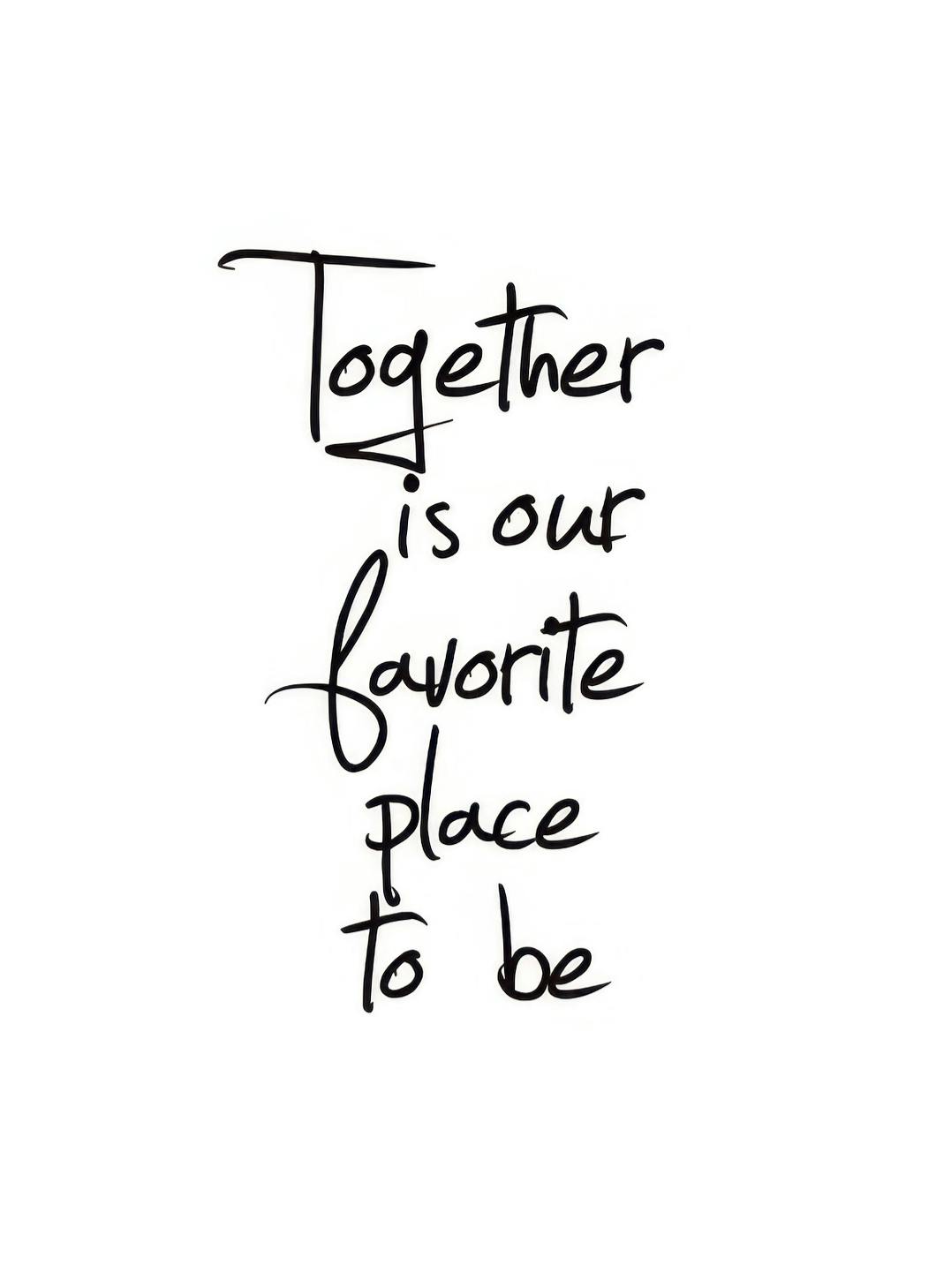 Prints - Together, Prints (50x70 cm) - Text posters