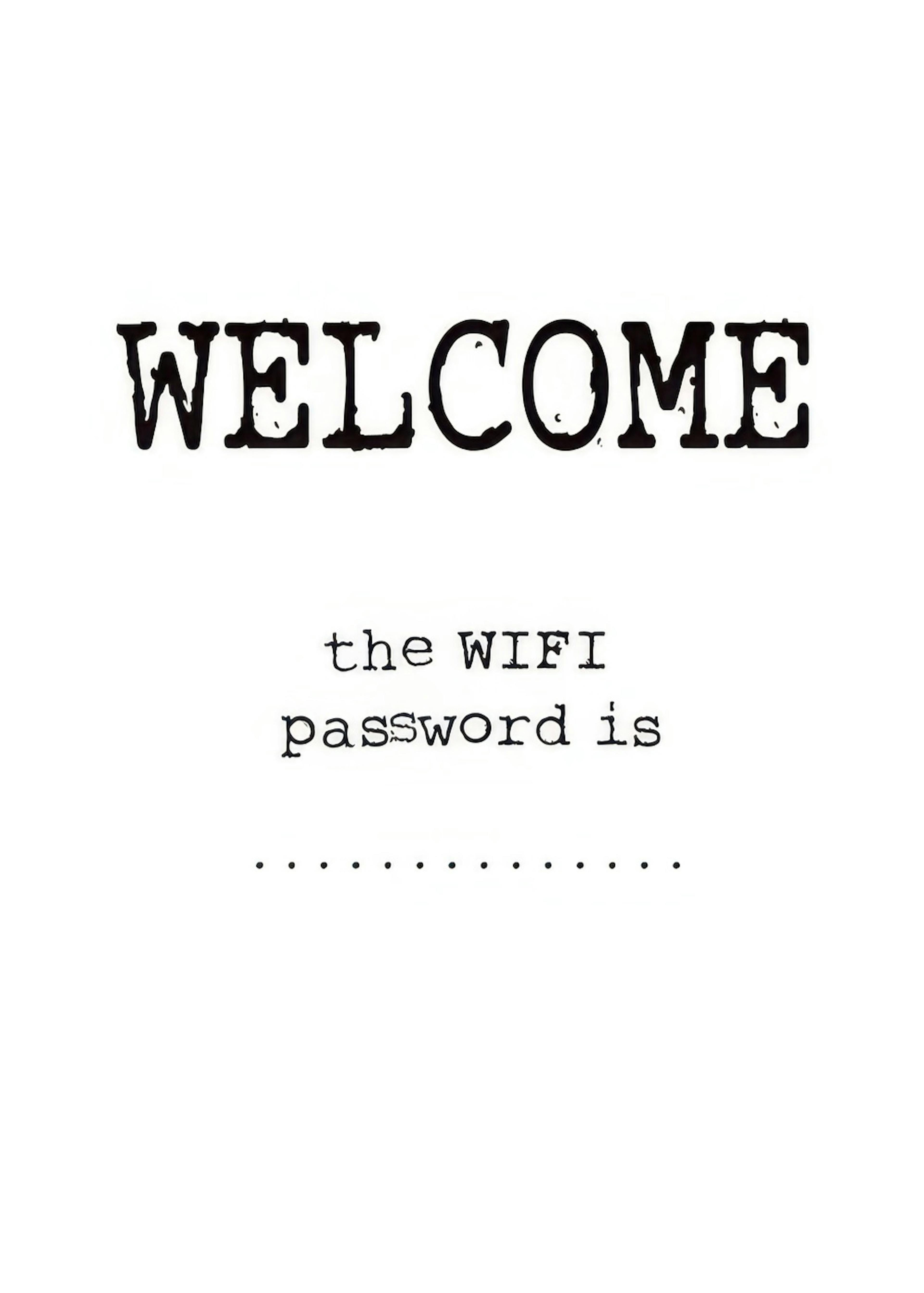 Wifi Password, Prints 0