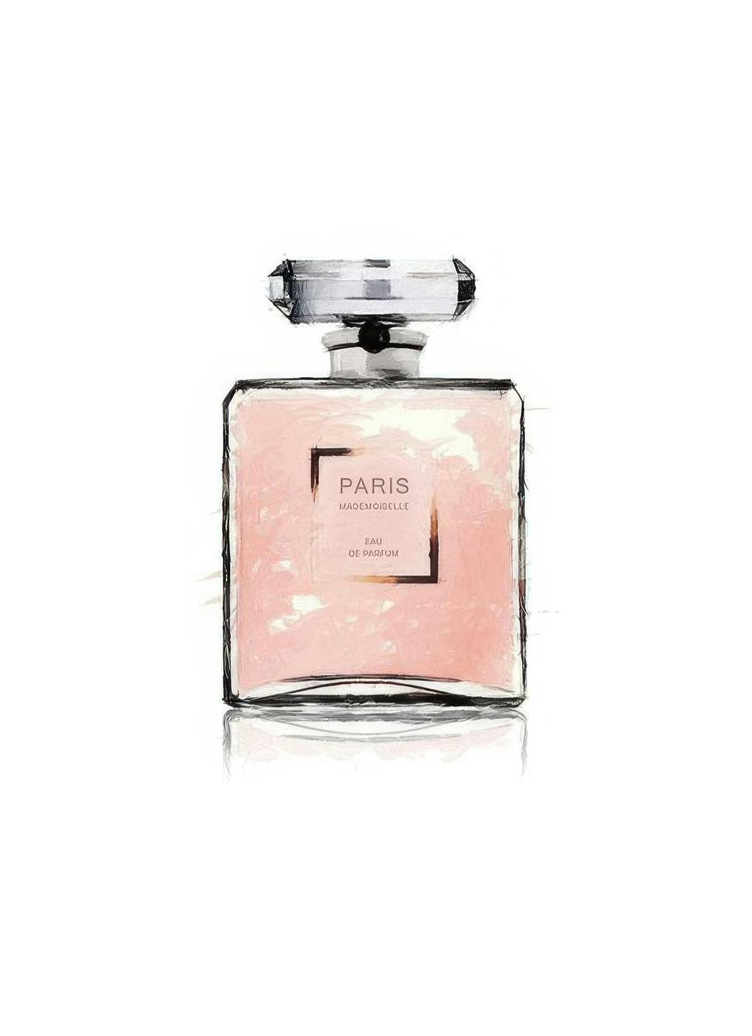 Prints - Pink Paris Perfume, Print (50x70 cm) - Fashion posters