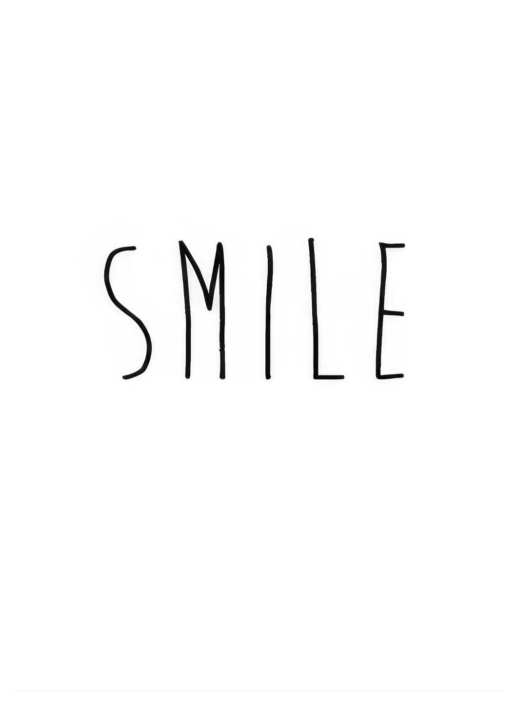 Prints - Smile, Prints (13x18 cm) - Text posters