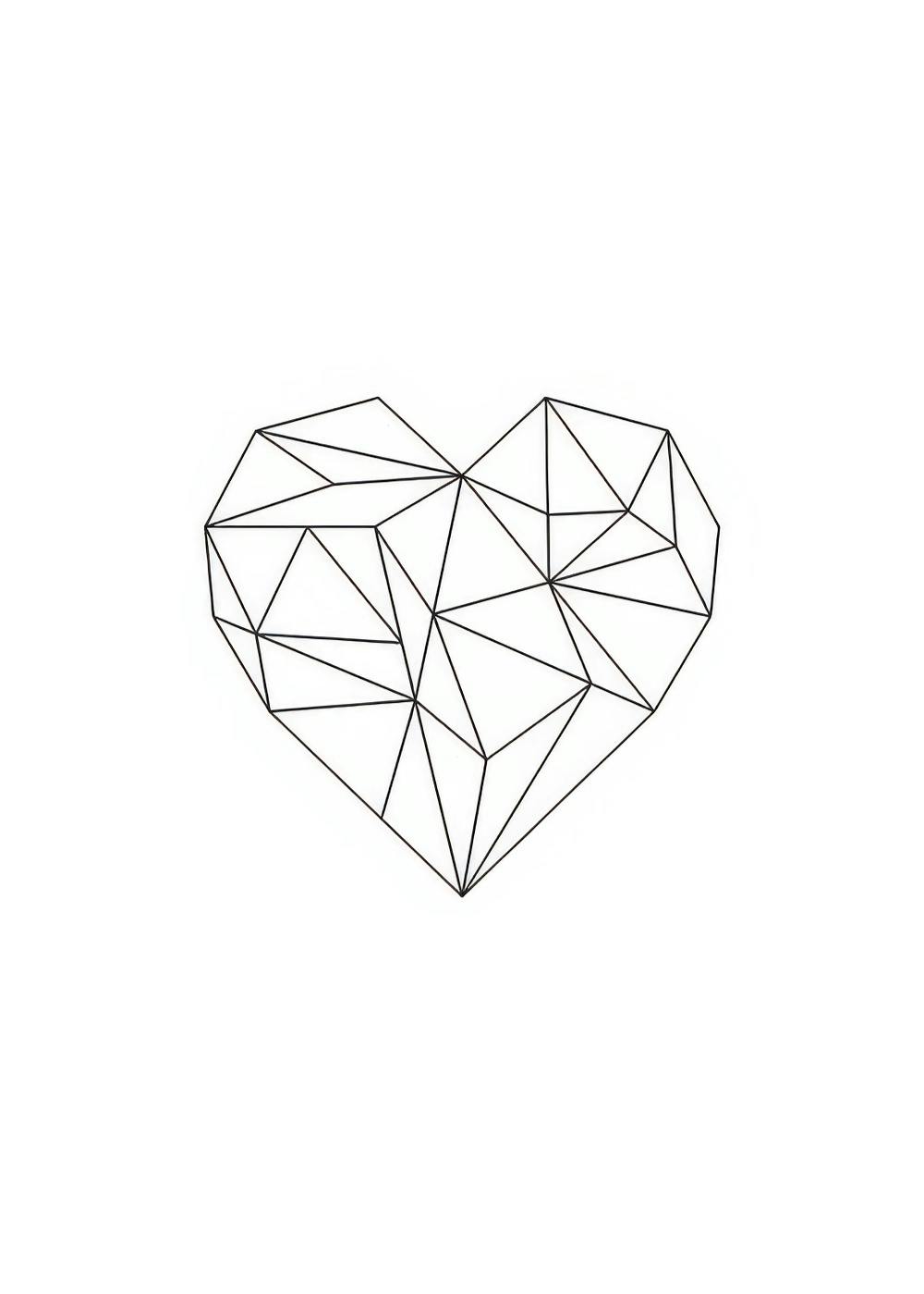Geometric Heart, Poster 0