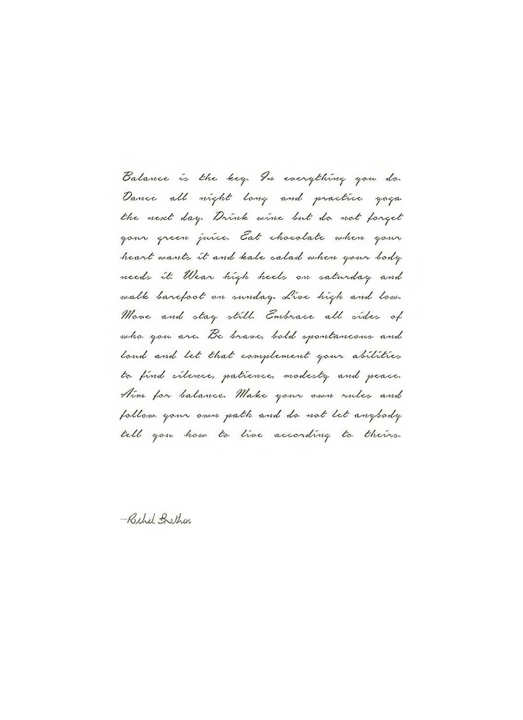 Prints - Balance, Print (30x40 cm) - Text posters