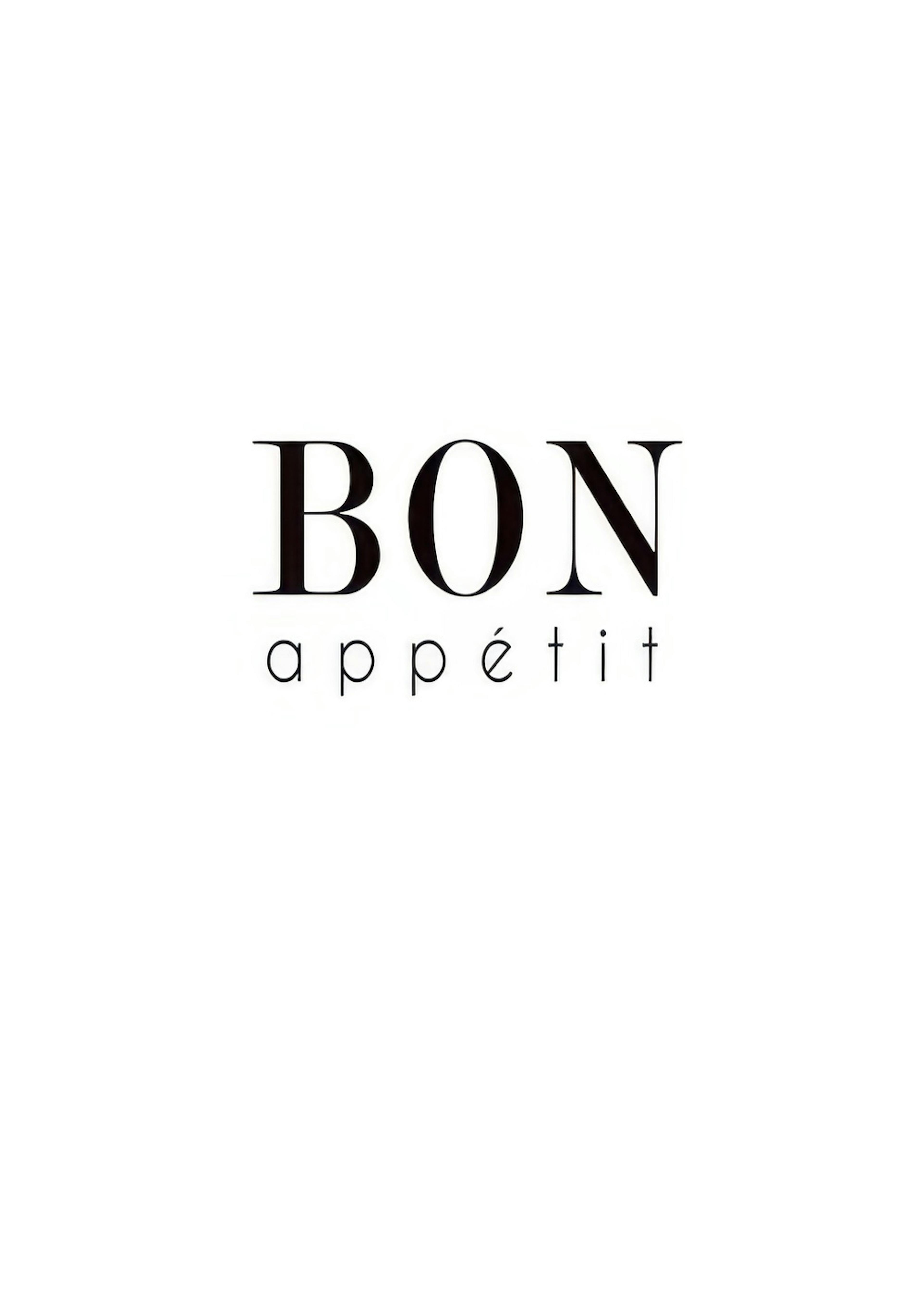 Bon Appetit Text, Print 0
