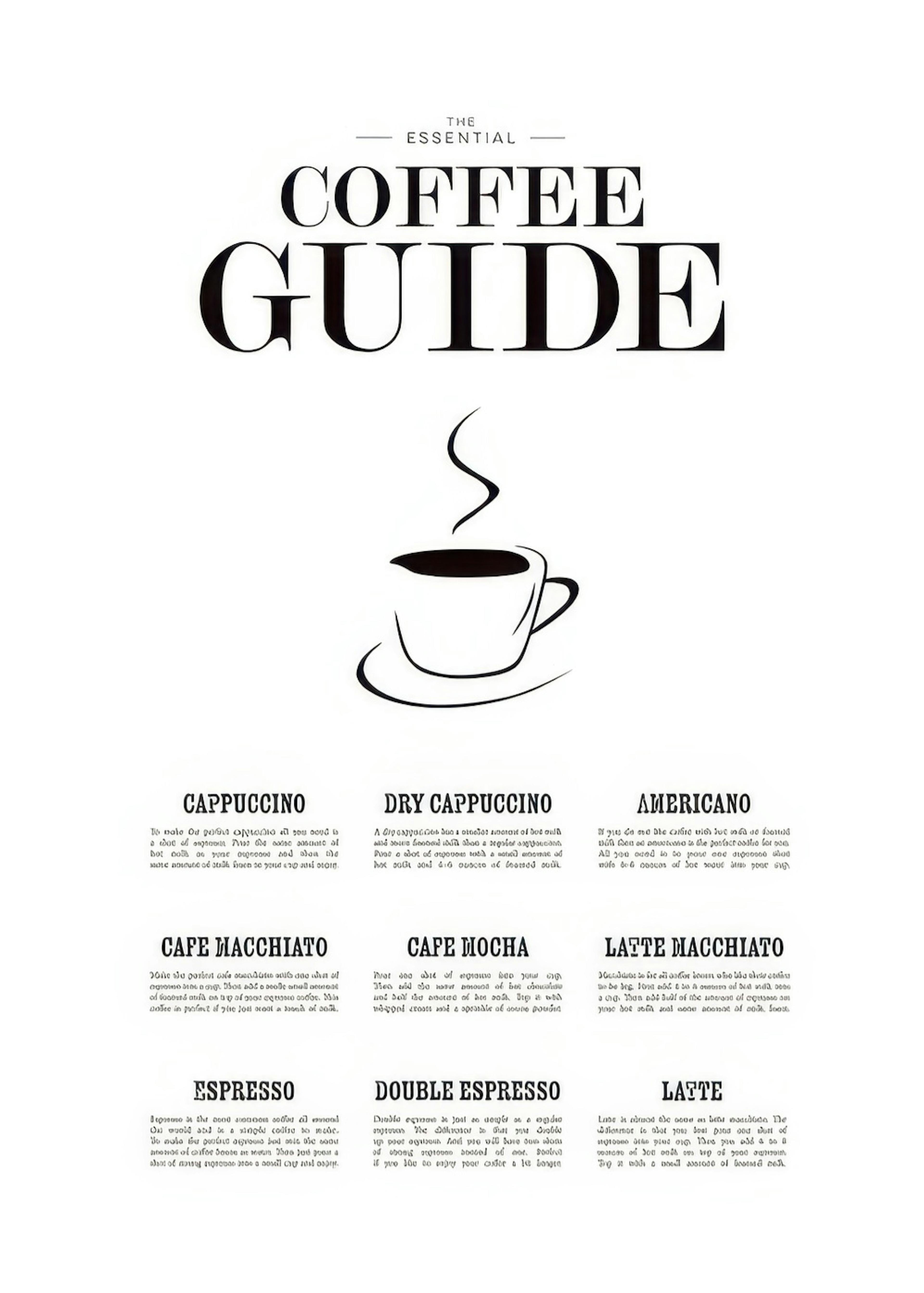 Coffee Guide, Juliste 0