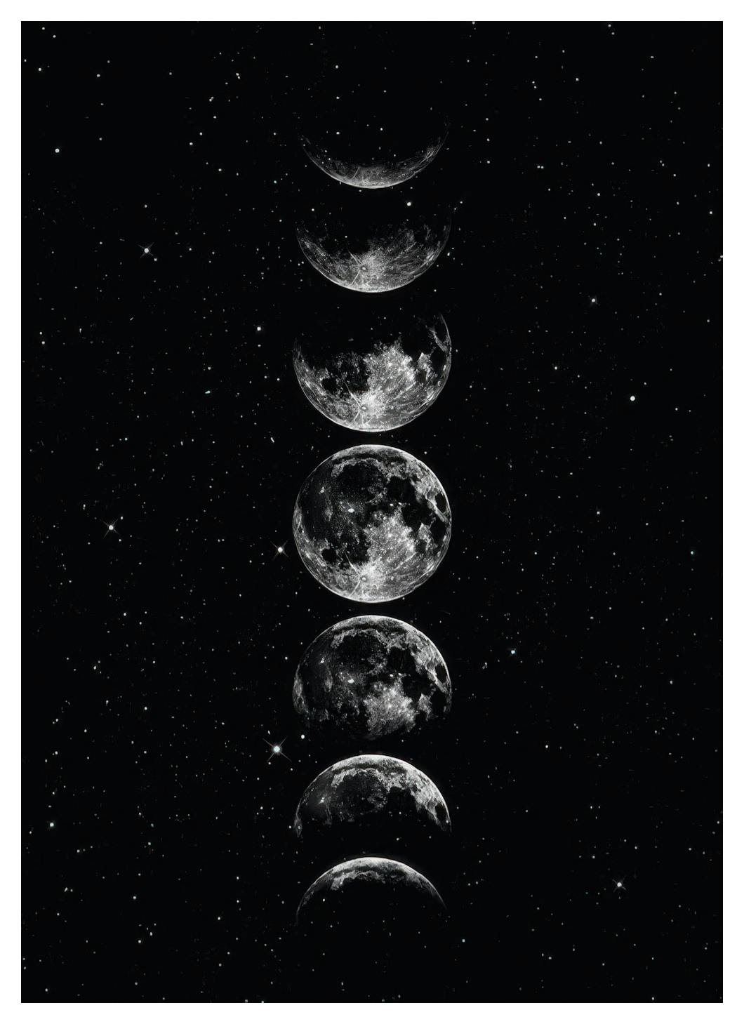 Moon Star Sky Poster (30x40 cm)-Poster