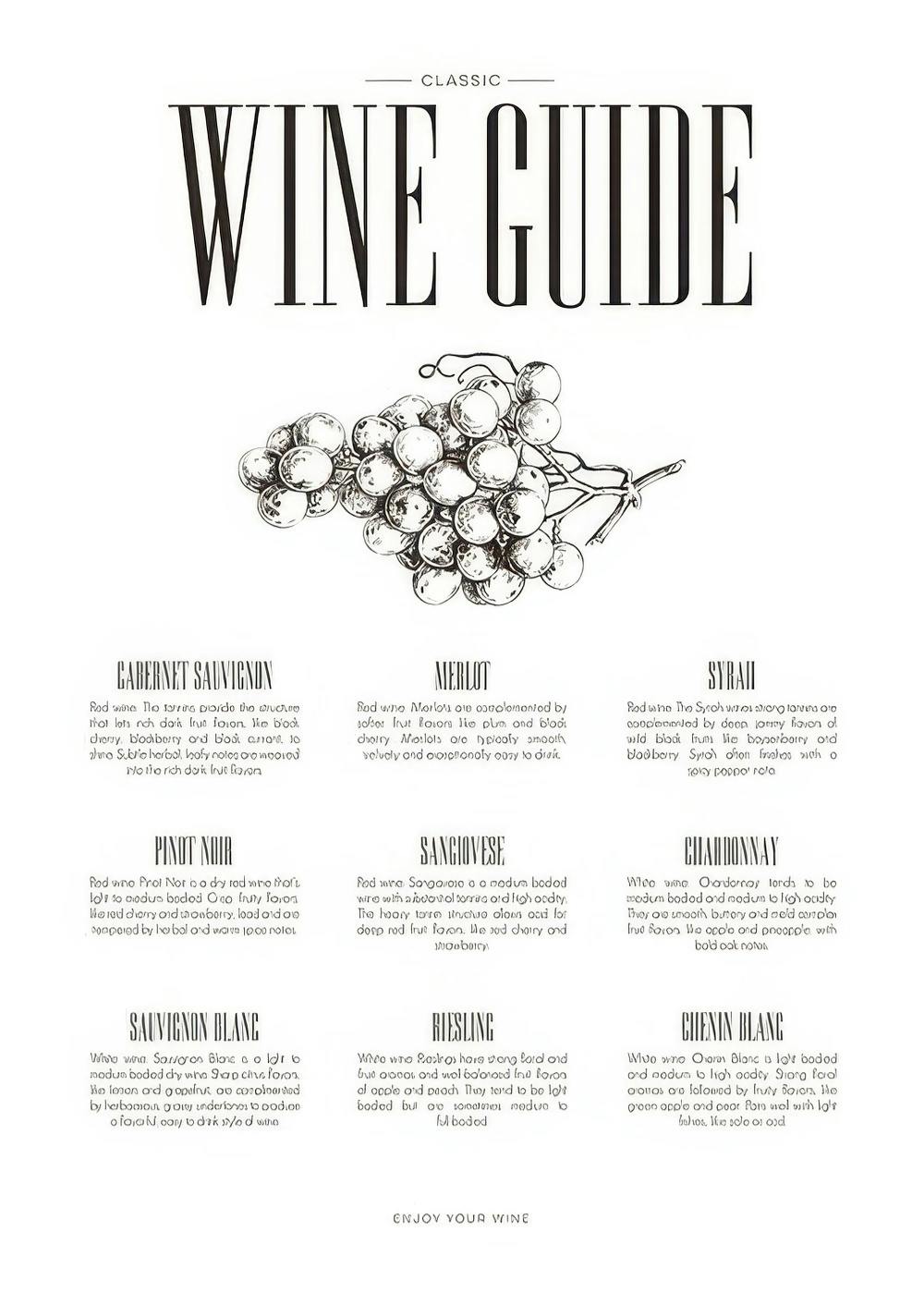 Wine Guide, Plakat 0