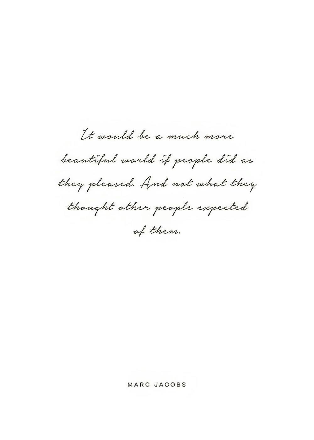 Marc Jacobs Beautiful Poster 0